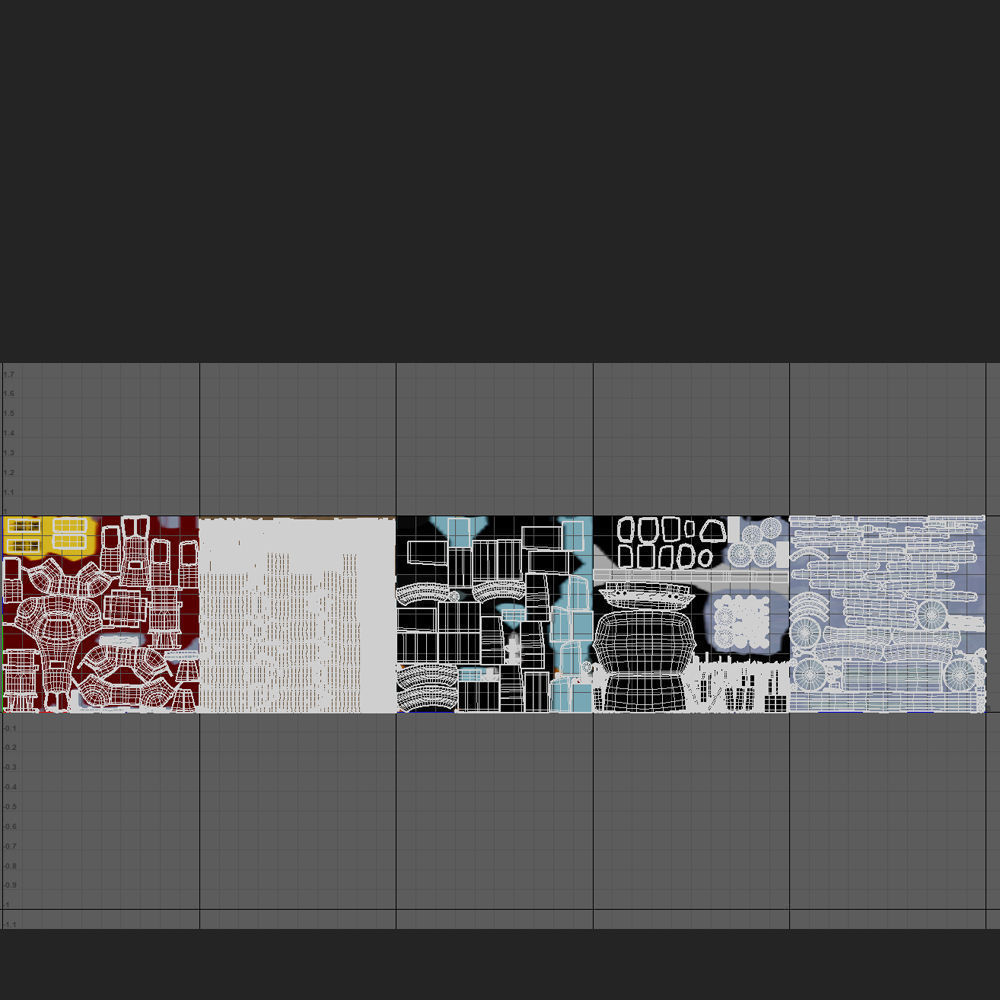 Truck Cartoon 3D model_17