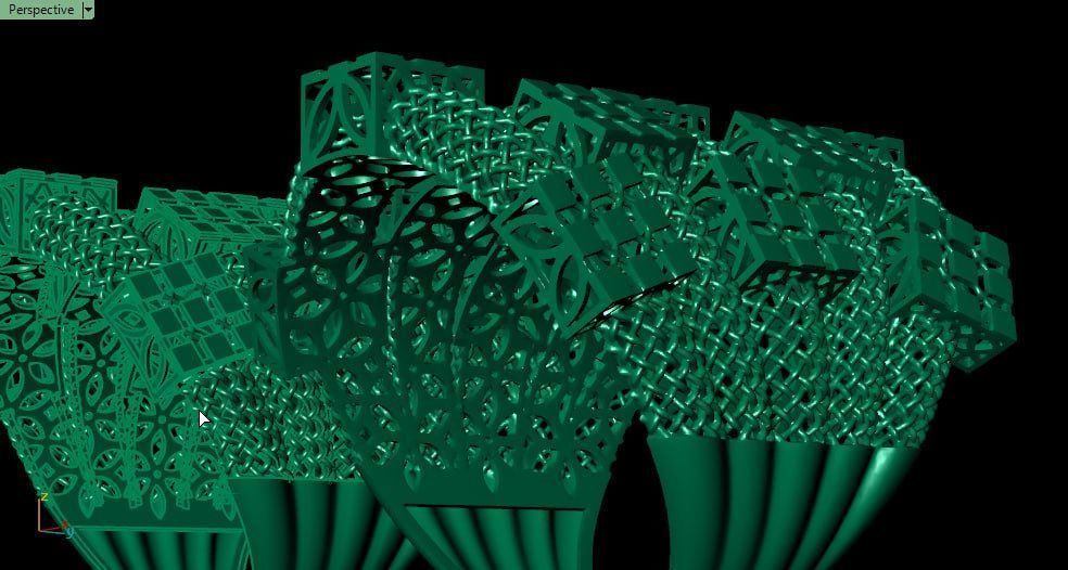 Multi strand fusion ring 3D print model_4