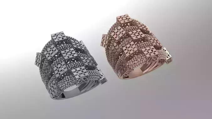 Multi strand fusion ring 3D print model