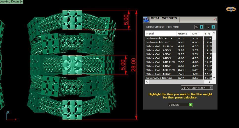 Multi strand fusion ring 3D print model_6