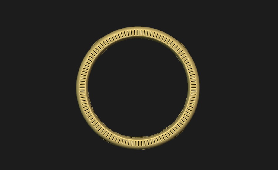 Morgan Stanley One Dollar Coin Ring 3D print model_12