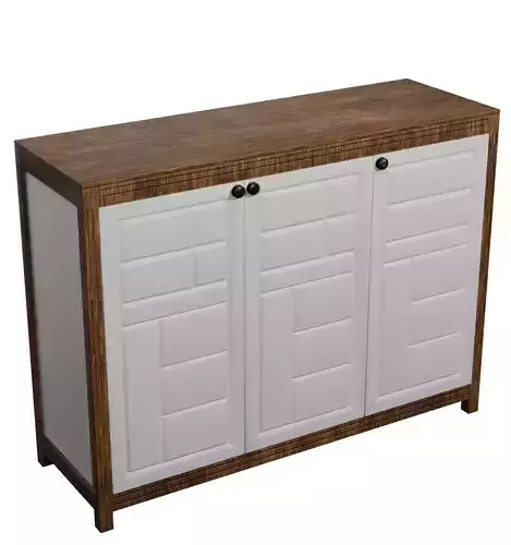Wood Sideboard Buffet Cabinet with Storage and Doors