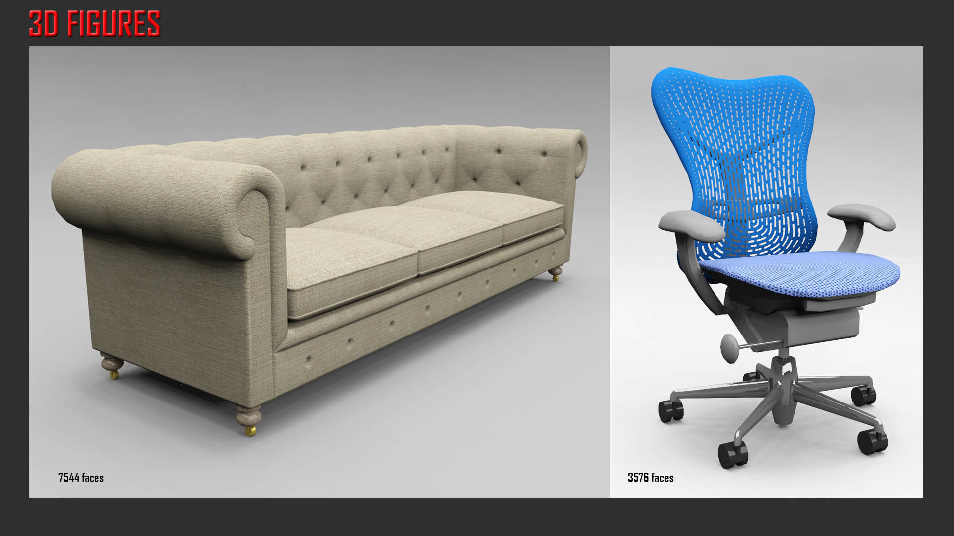 Low Poly Seating Low-poly 3D model_5