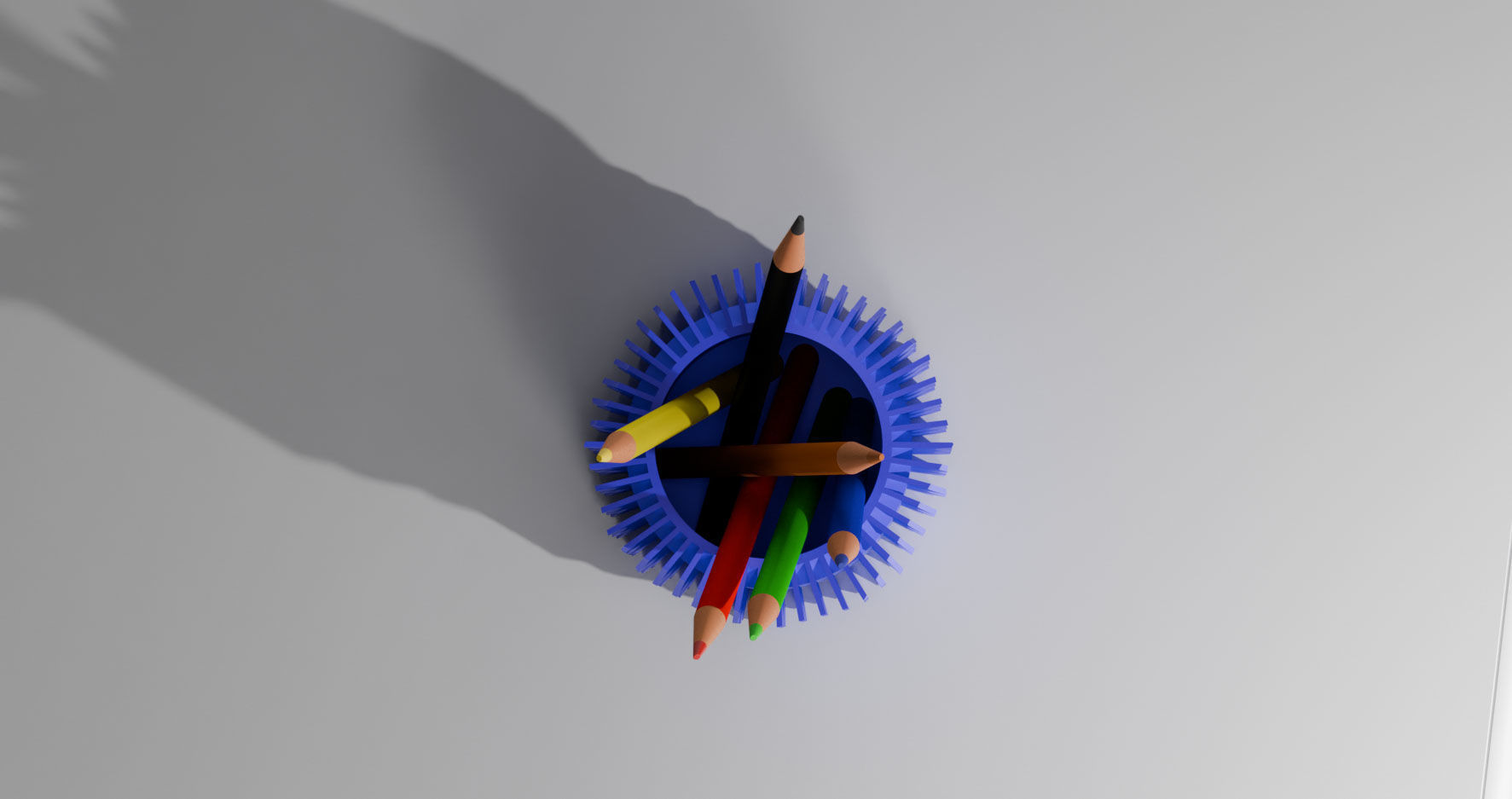 PEN HOLDER K2 3D print model_2