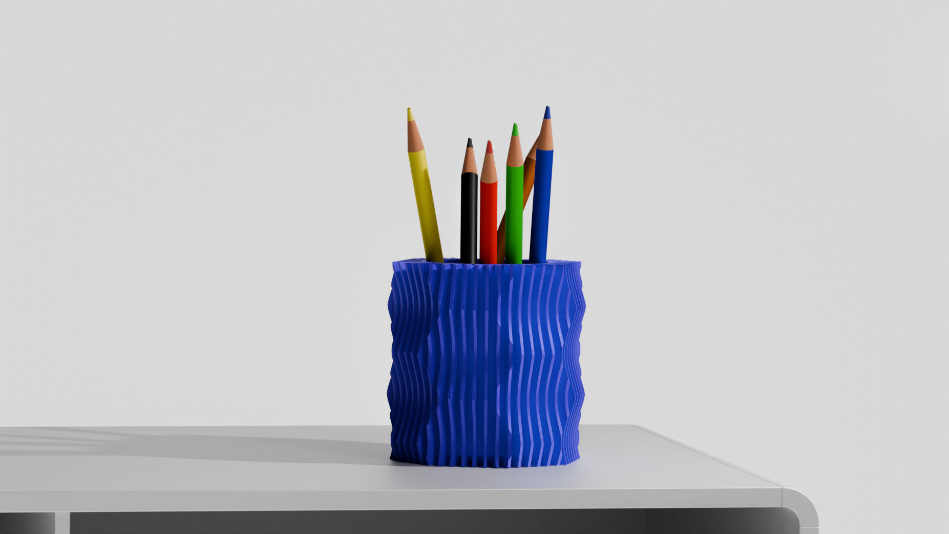 PEN HOLDER K2 3D print model_1