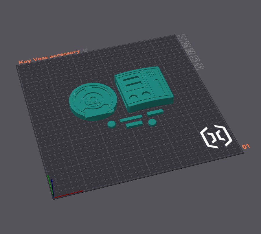 Star Wars Outlaws Kay Vess Accessories 3D print model_1