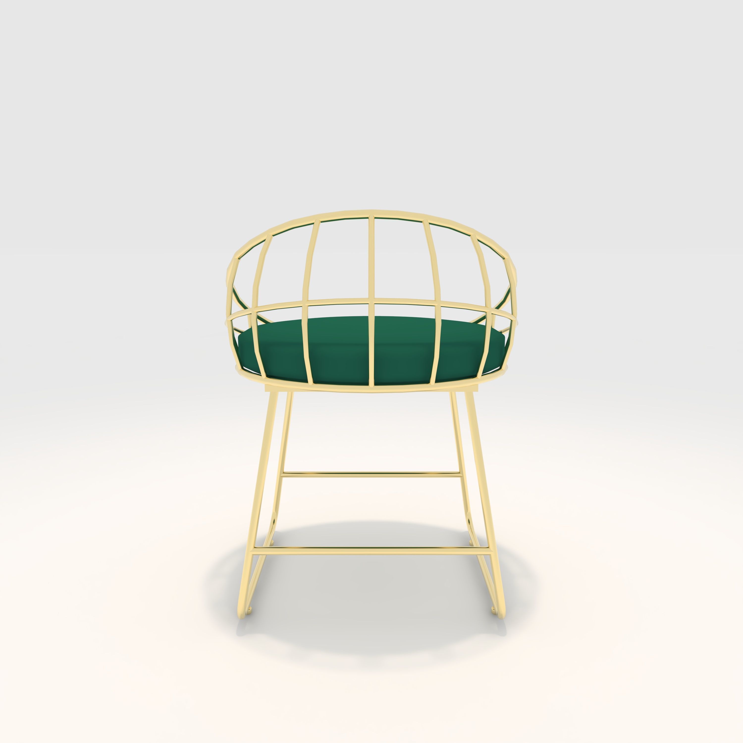 Chair 3 Low-poly 3D model_8