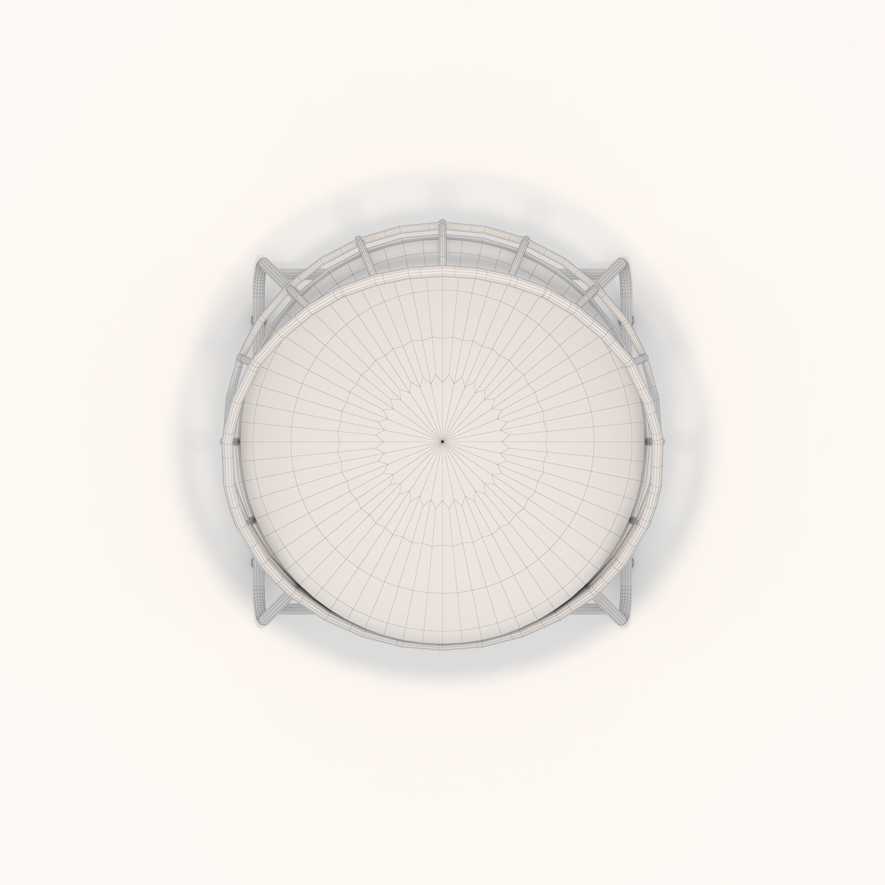 Chair 3 Low-poly 3D model_13