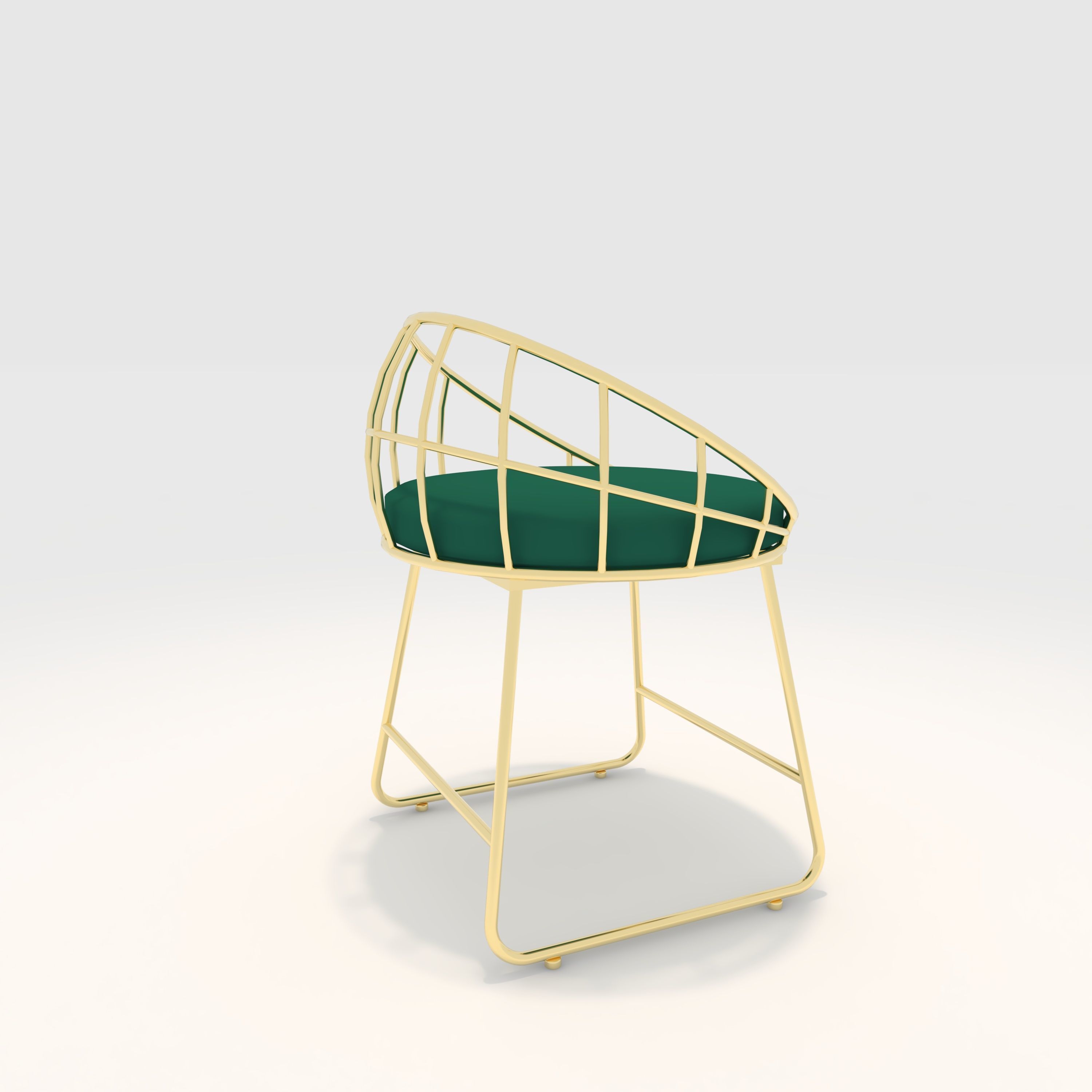 Chair 3 Low-poly 3D model_10
