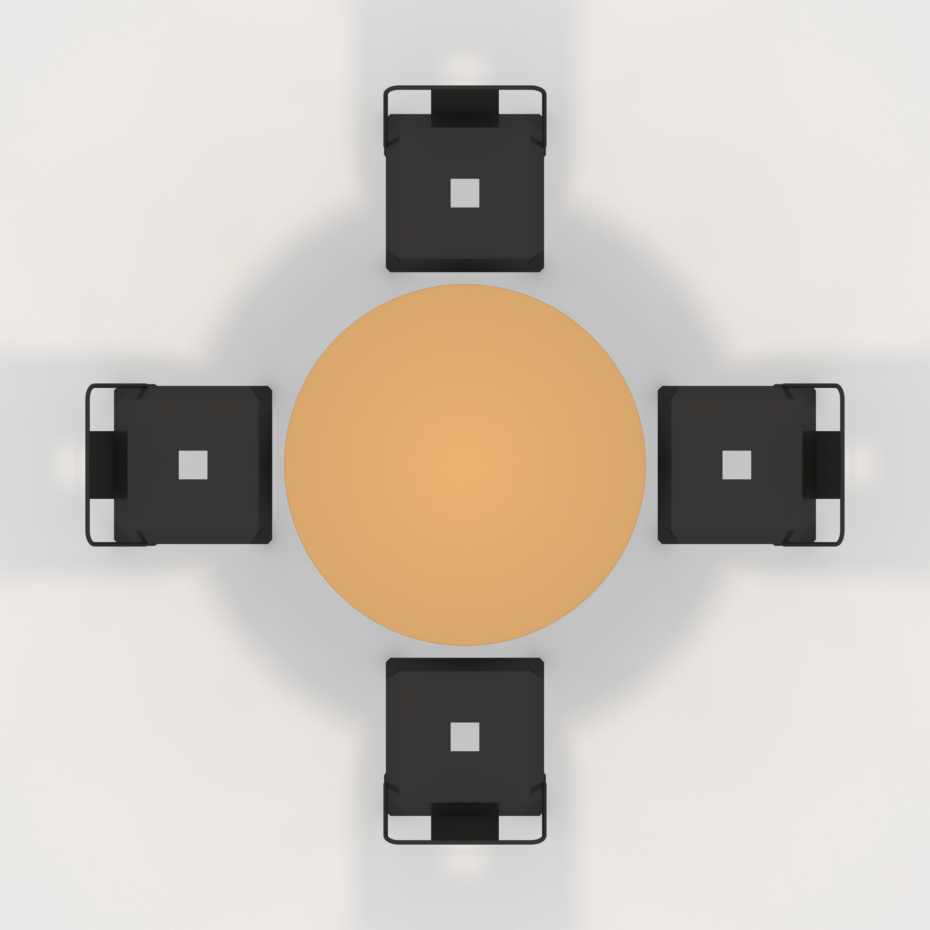 Bar Table And Chair 10 Low-poly 3D model_8