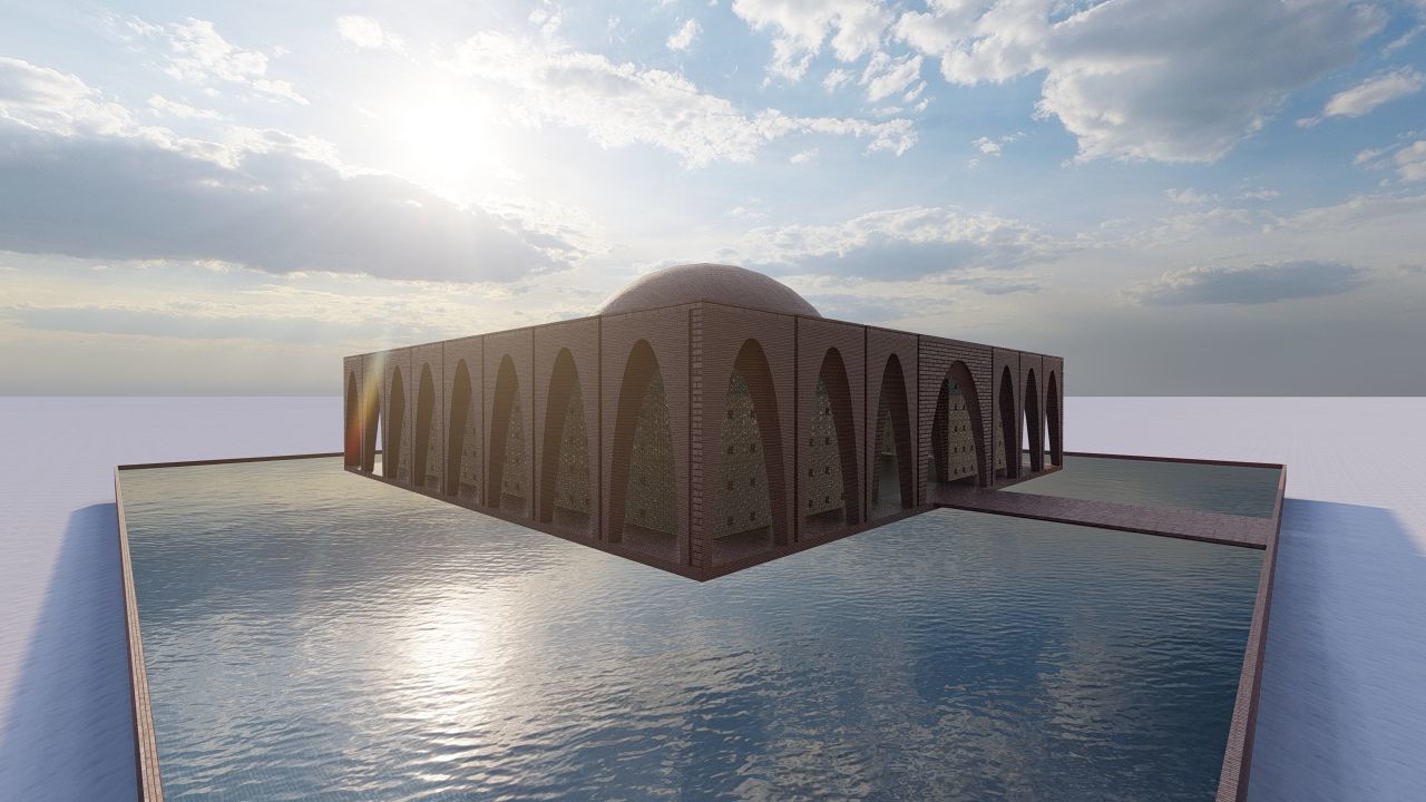 Athasenti - ancient building - arched structure 3D model_15