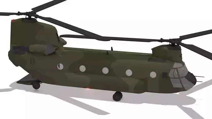 CH-47 Lowpoly Blender