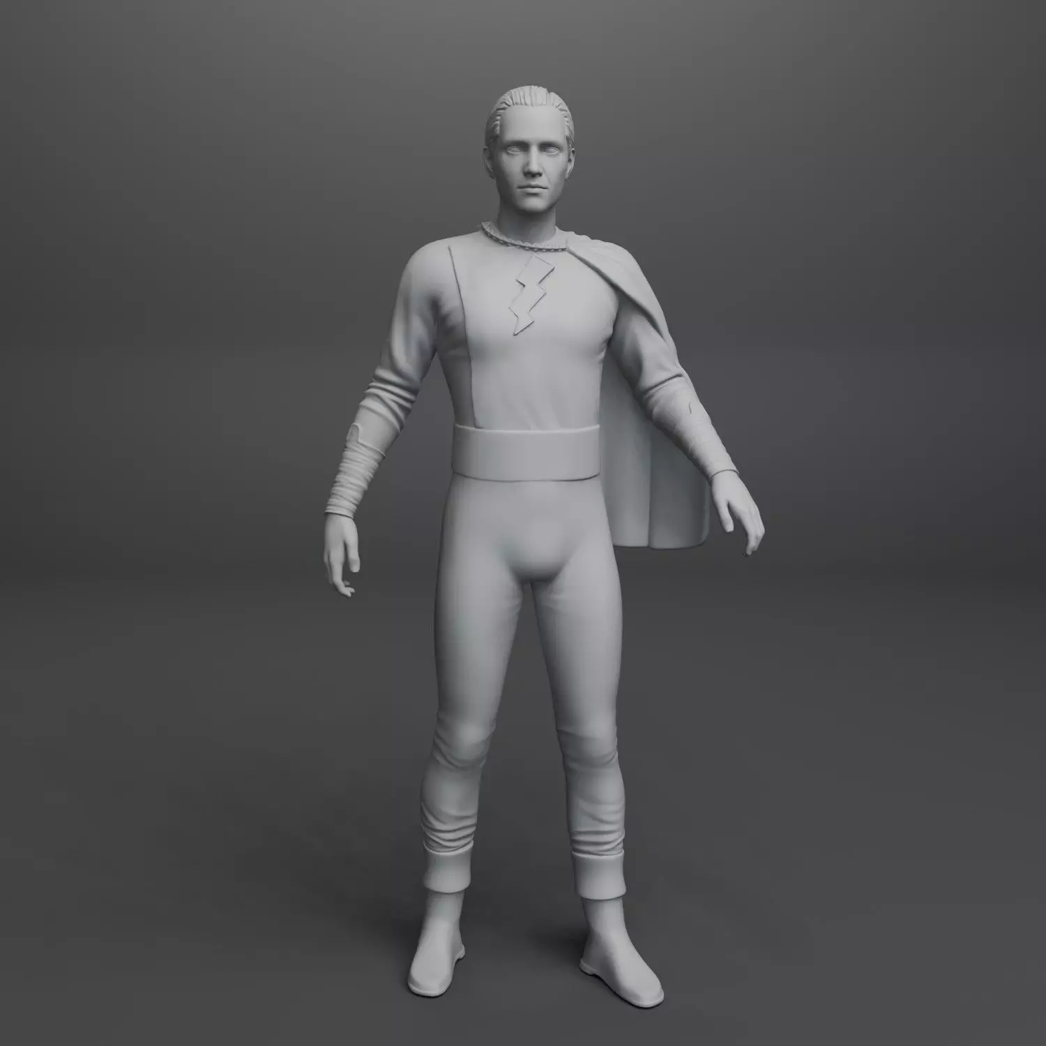 Adventures of Captain Marvel 1941 main character 3D print model_0