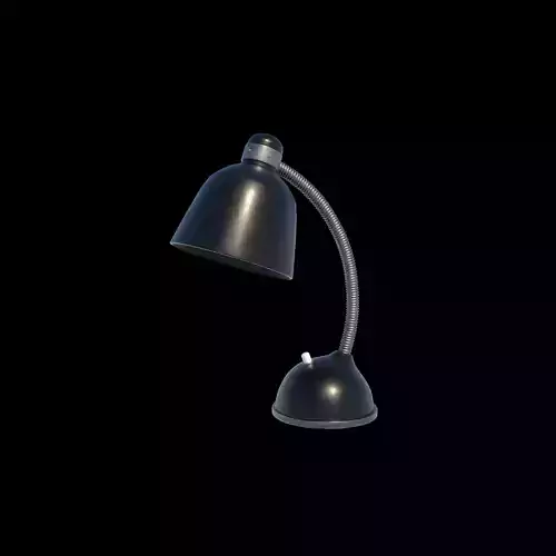  Black table lamp  3D model