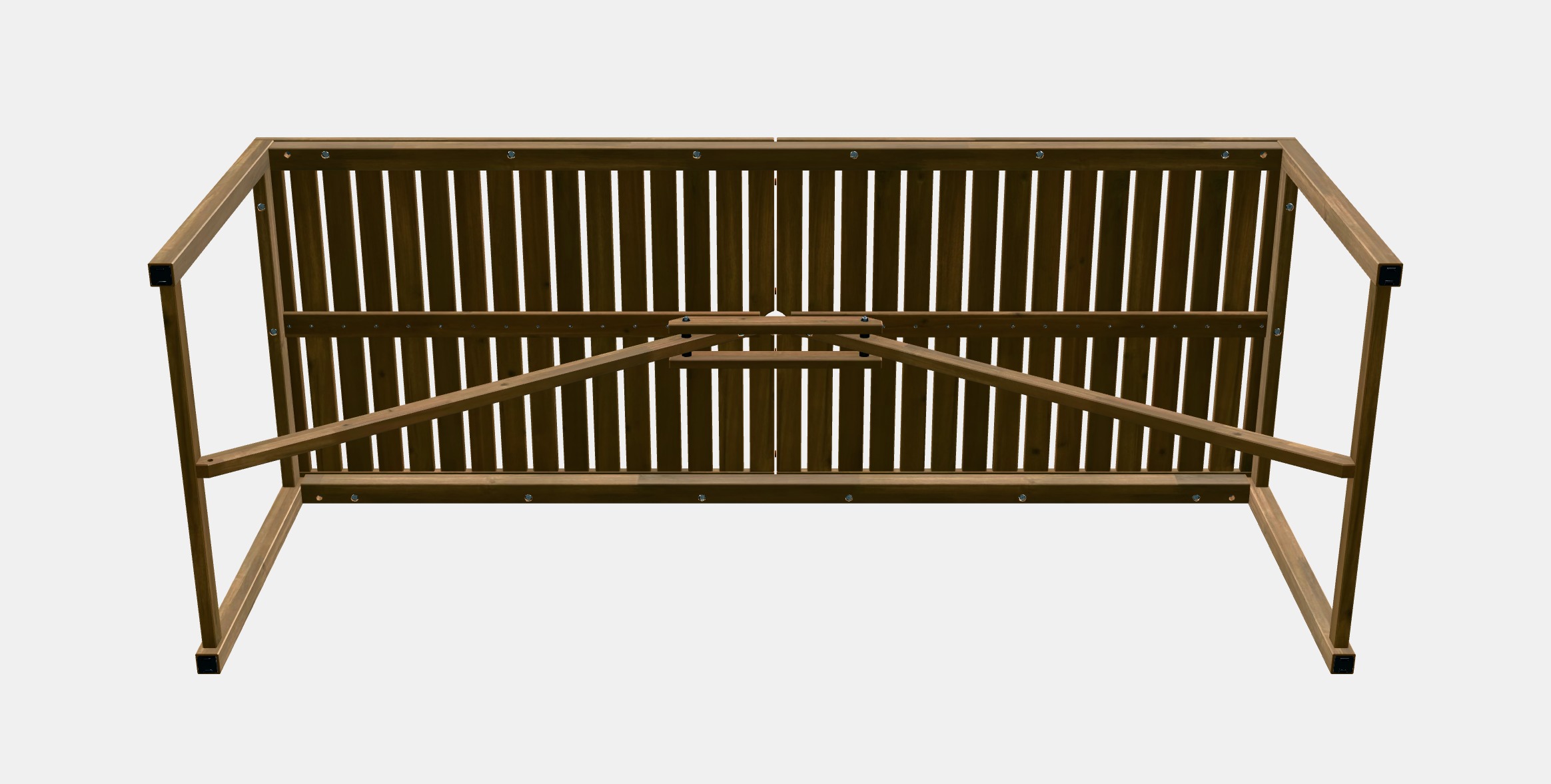 NAMMARO Table outdoor 2 Low-poly 3D model_9