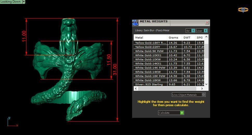 dragon twisted around the finger 3D print model_6