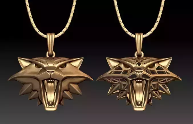 Angry Cat pendant M23