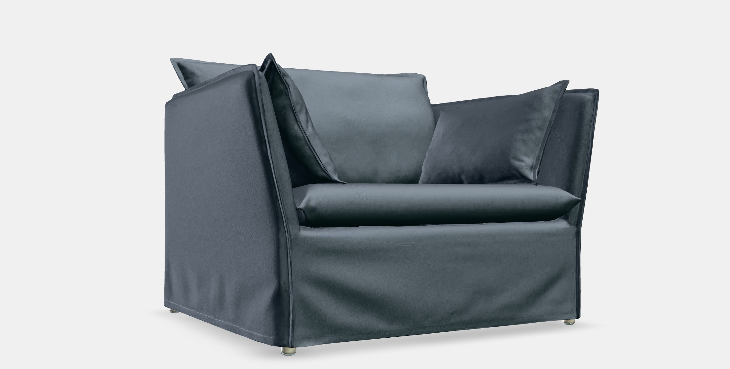 BACKSALEN Cover for 15-seat armchair 1 Low-poly 3D model_8