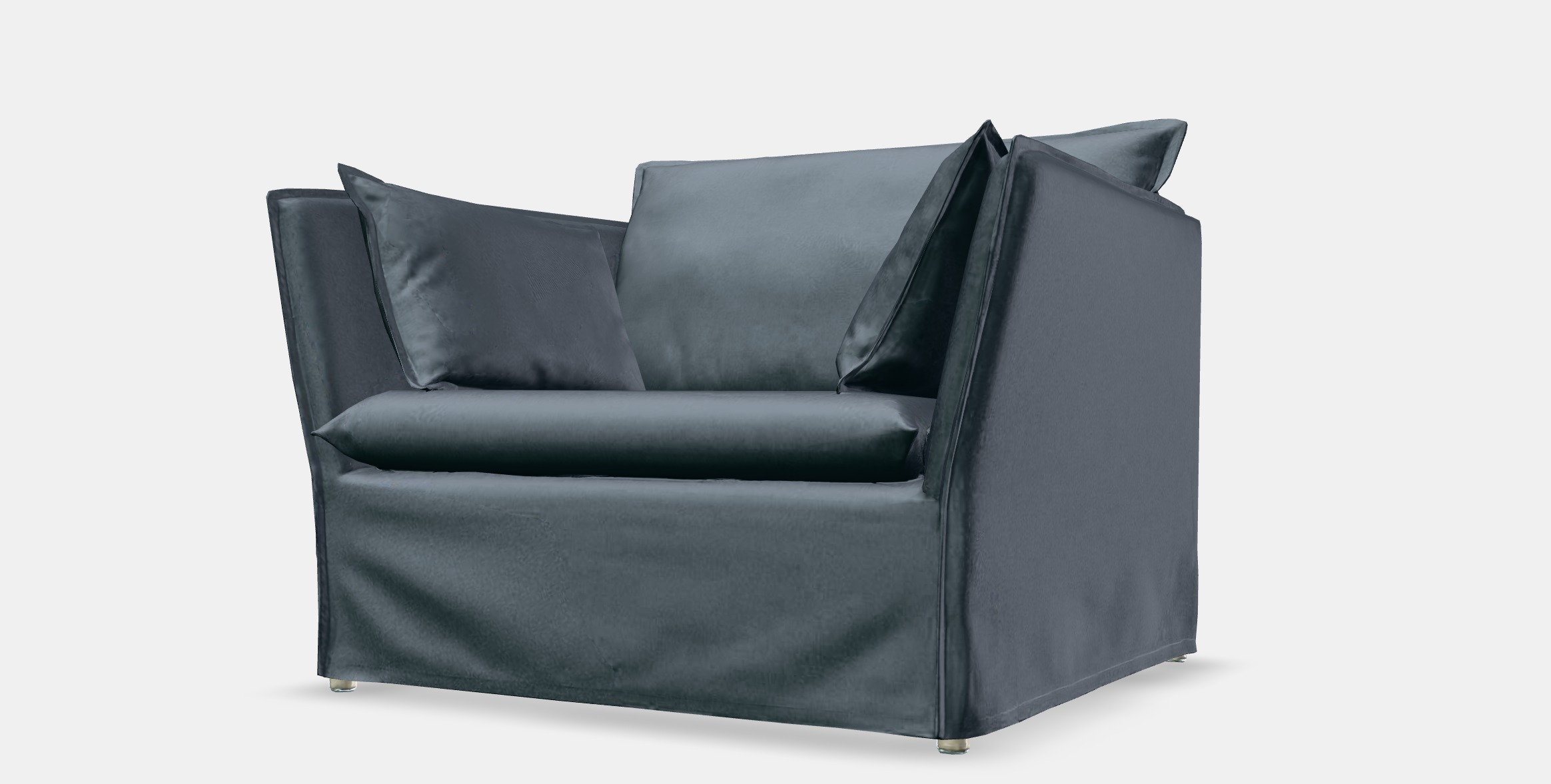 BACKSALEN Cover for 15-seat armchair 1 Low-poly 3D model_13