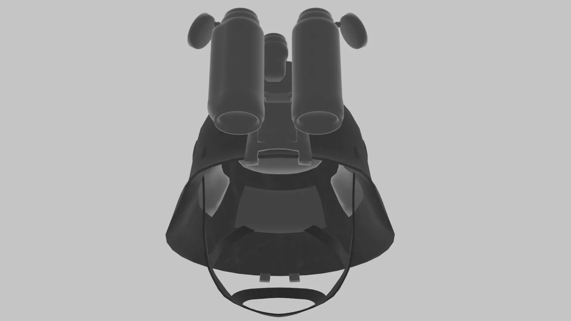 German Helmet and Night Vision Free 3D model