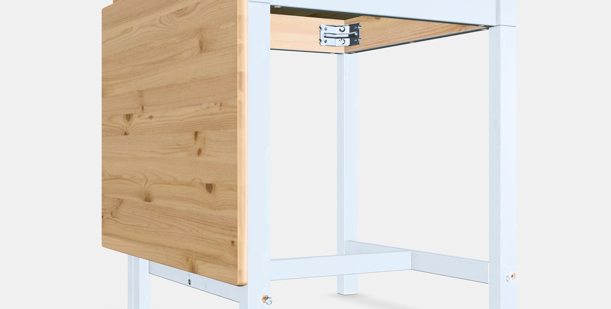 PINNTORP Gateleg table Low-poly 3D model_8