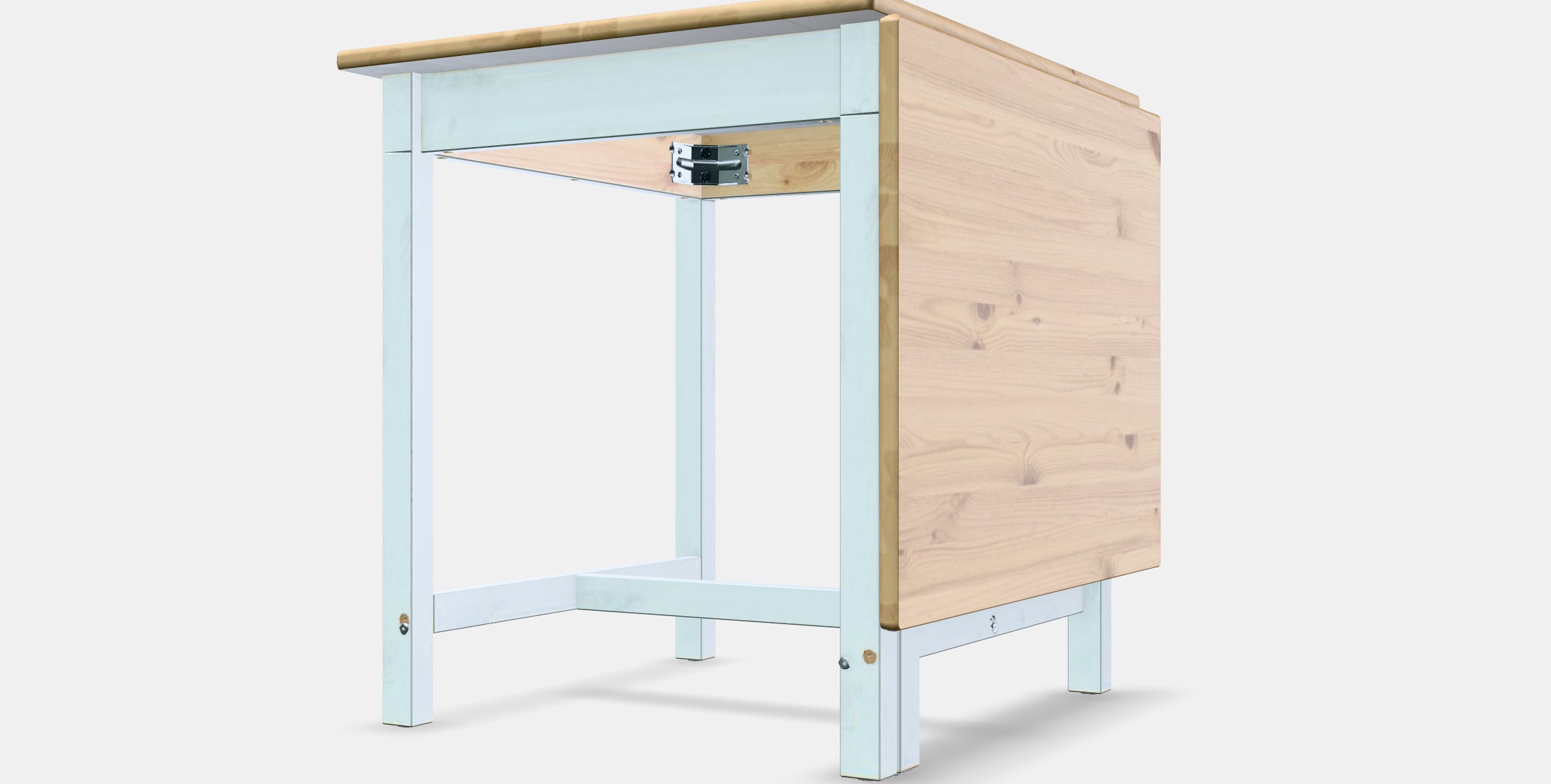 PINNTORP Gateleg table Low-poly 3D model_12