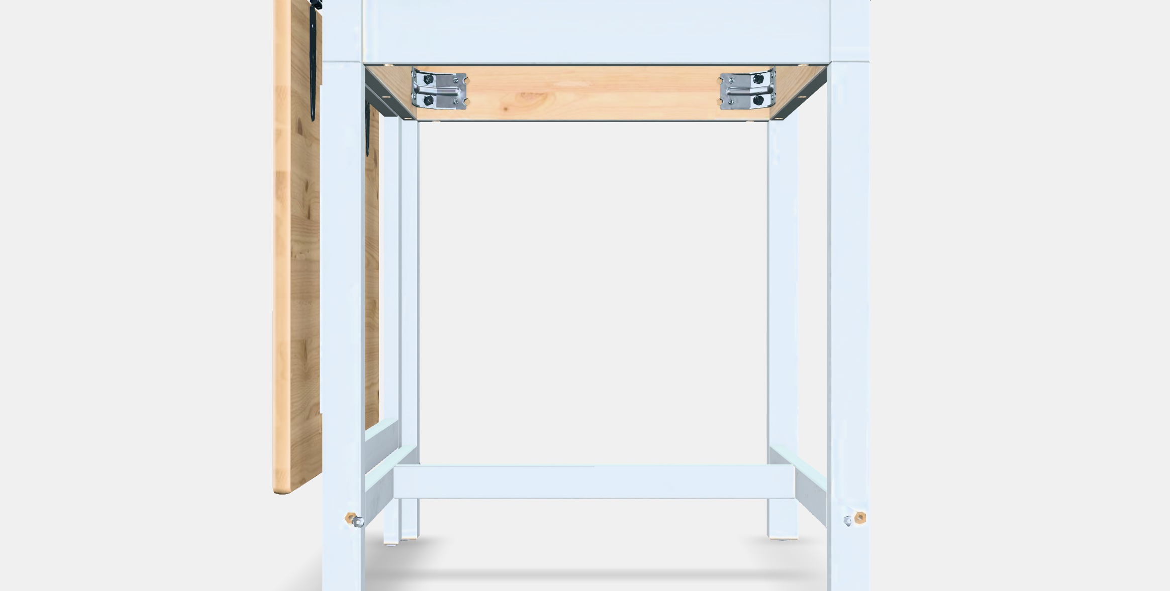 PINNTORP Gateleg table Low-poly 3D model_14