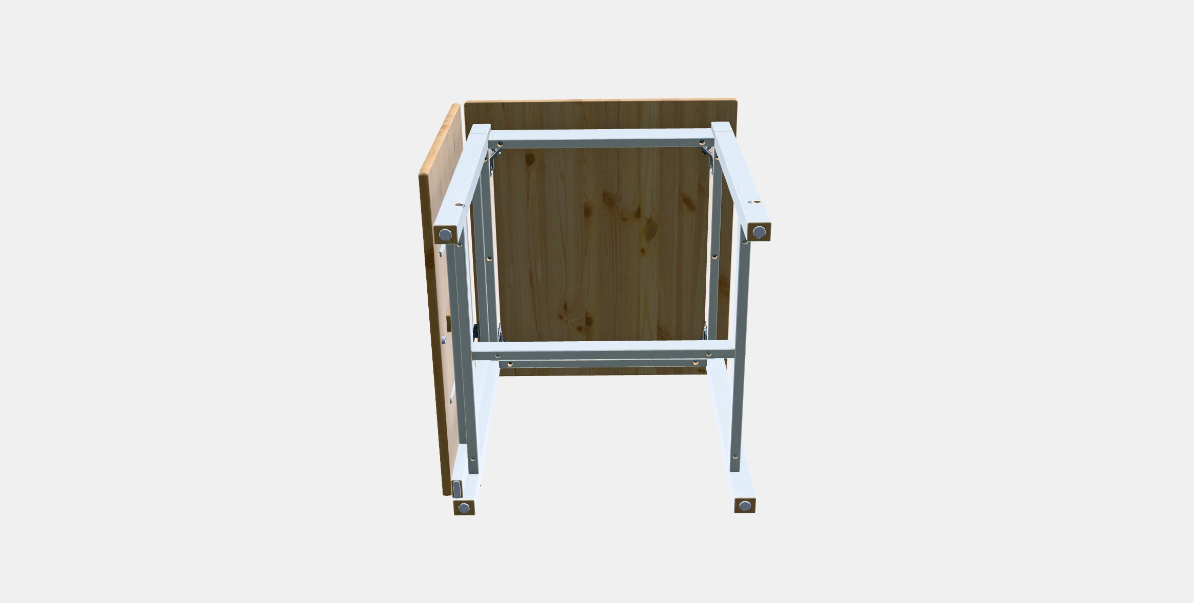 PINNTORP Gateleg table Low-poly 3D model_5