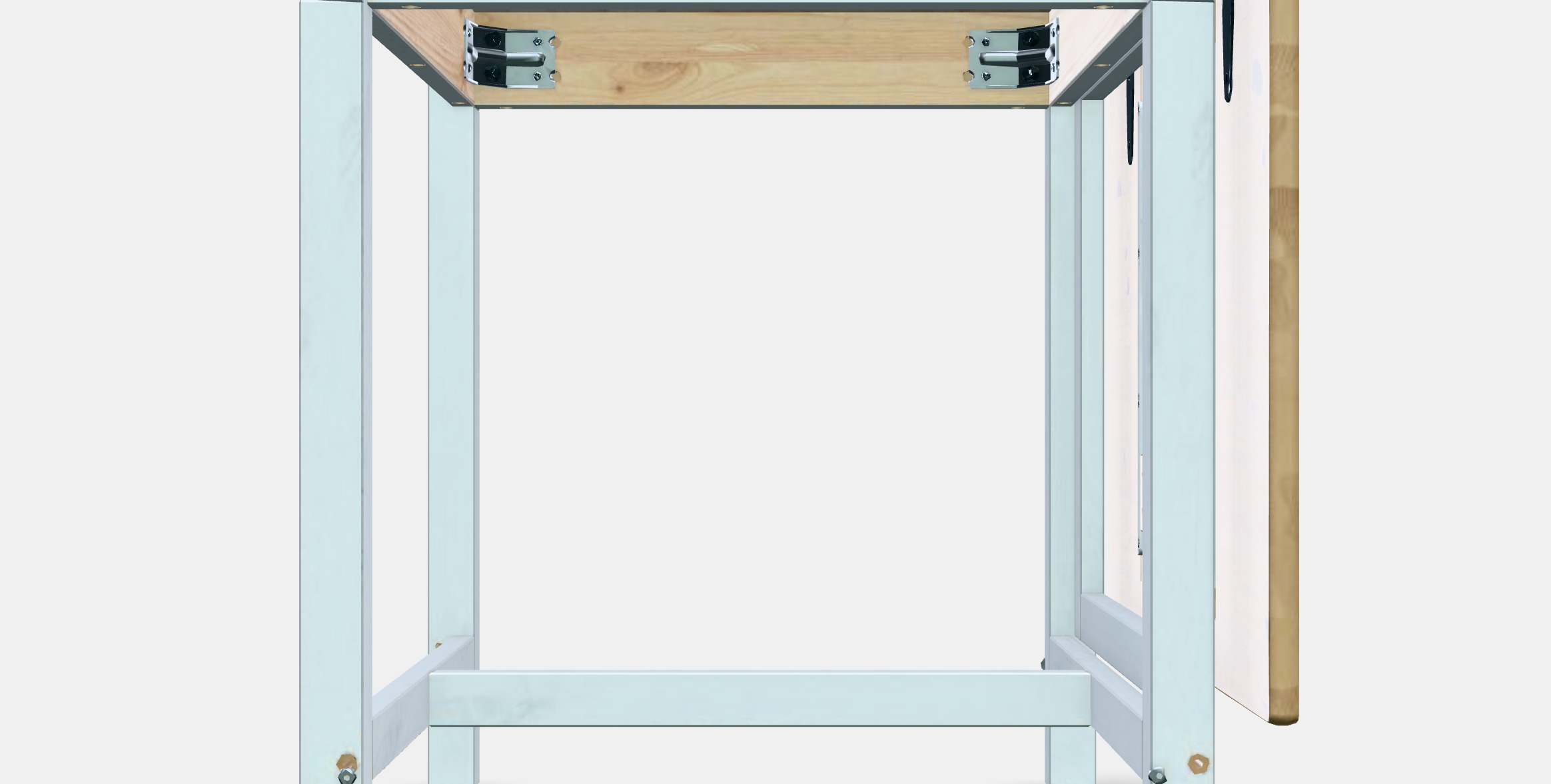 PINNTORP Gateleg table Low-poly 3D model_15