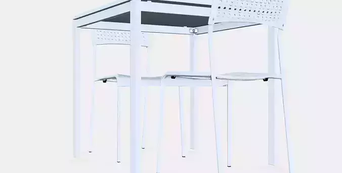 MELLTORP - ADDE Table and 2 chairs