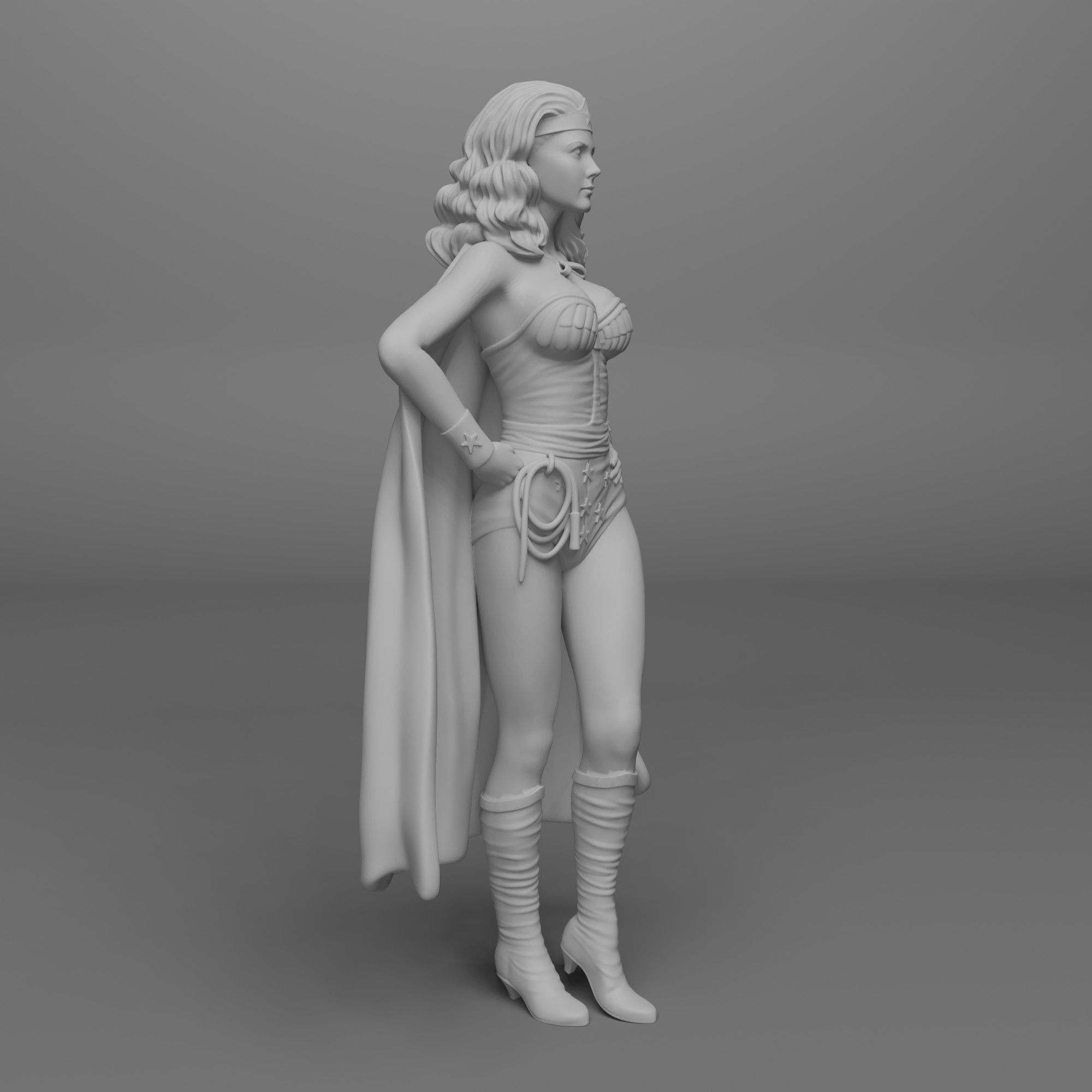 Lynda Carter as Wonder Woman 3D print model_1