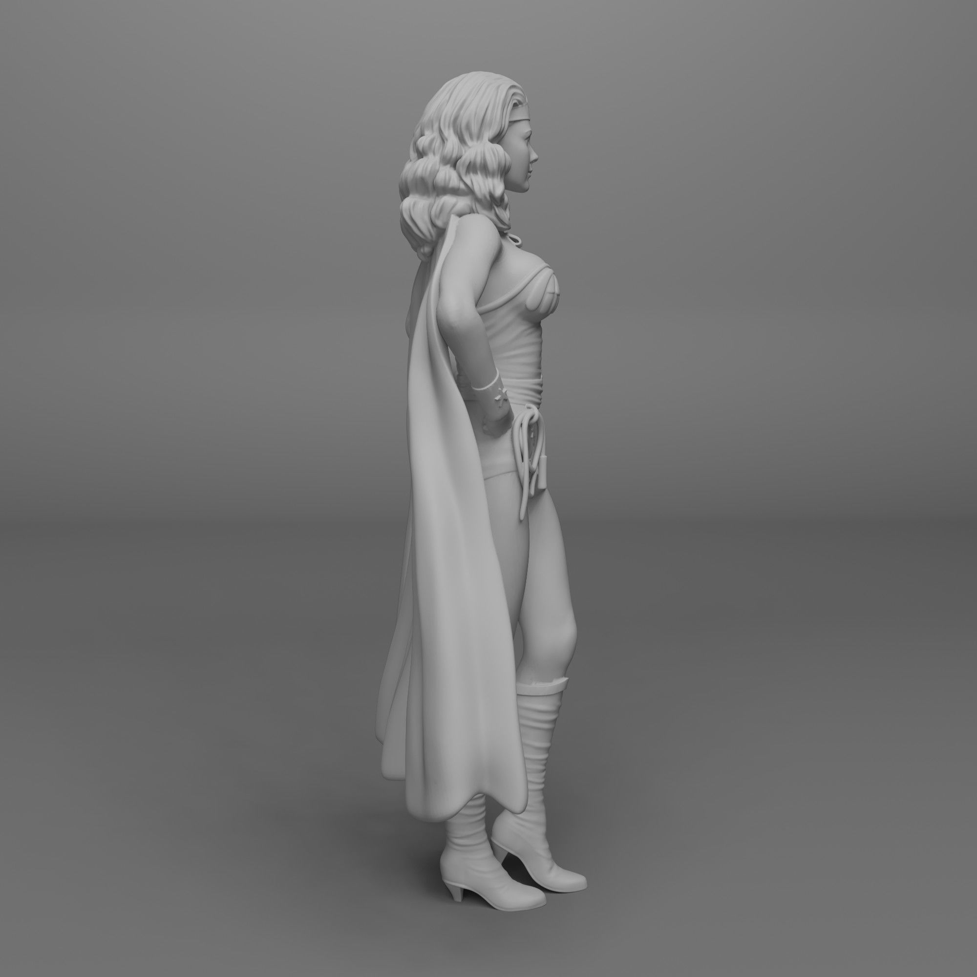 Lynda Carter as Wonder Woman 3D print model_2