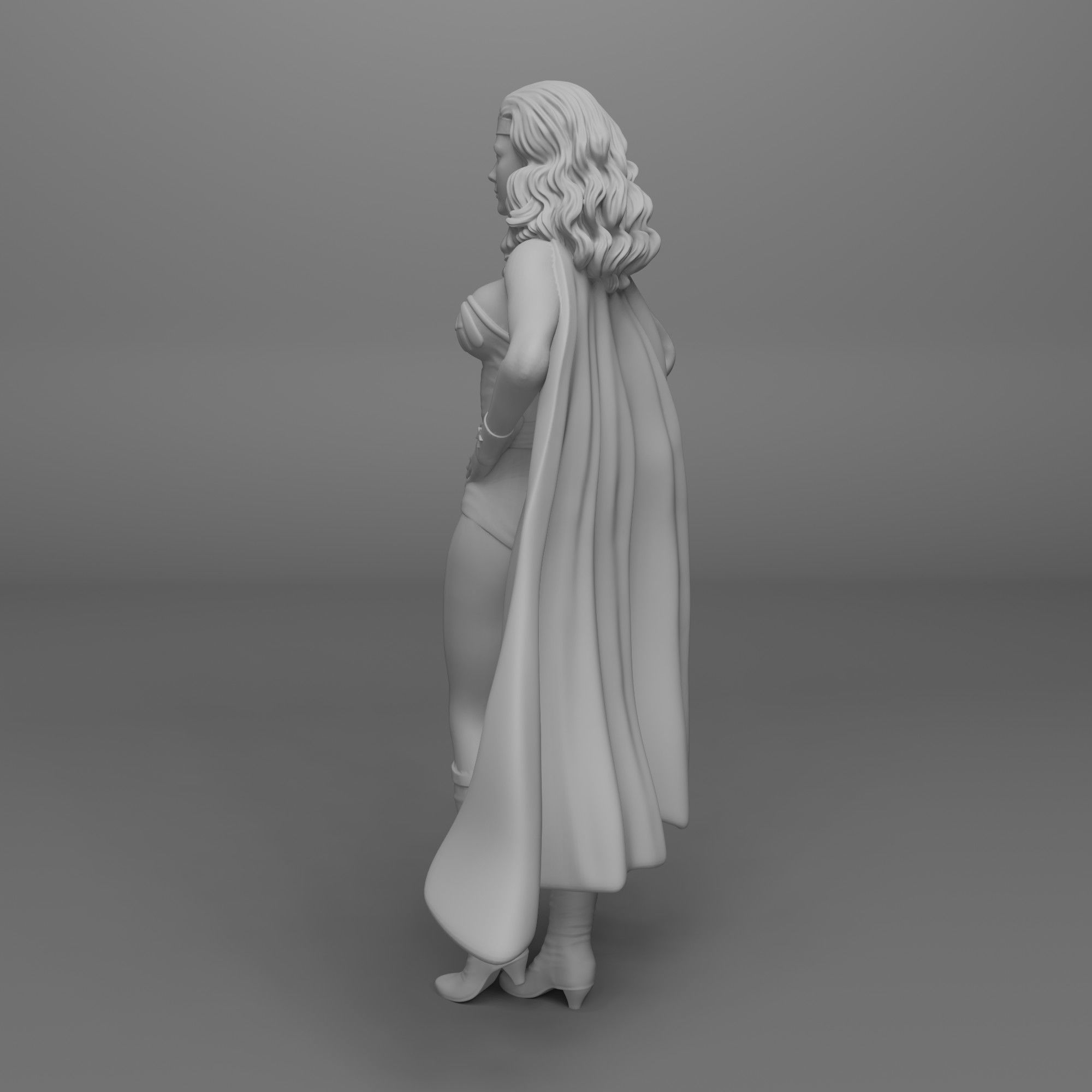 Lynda Carter as Wonder Woman 3D print model_4