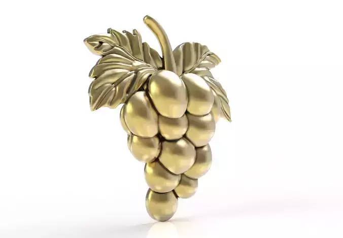 Grapes Half 3d Model 3D print model