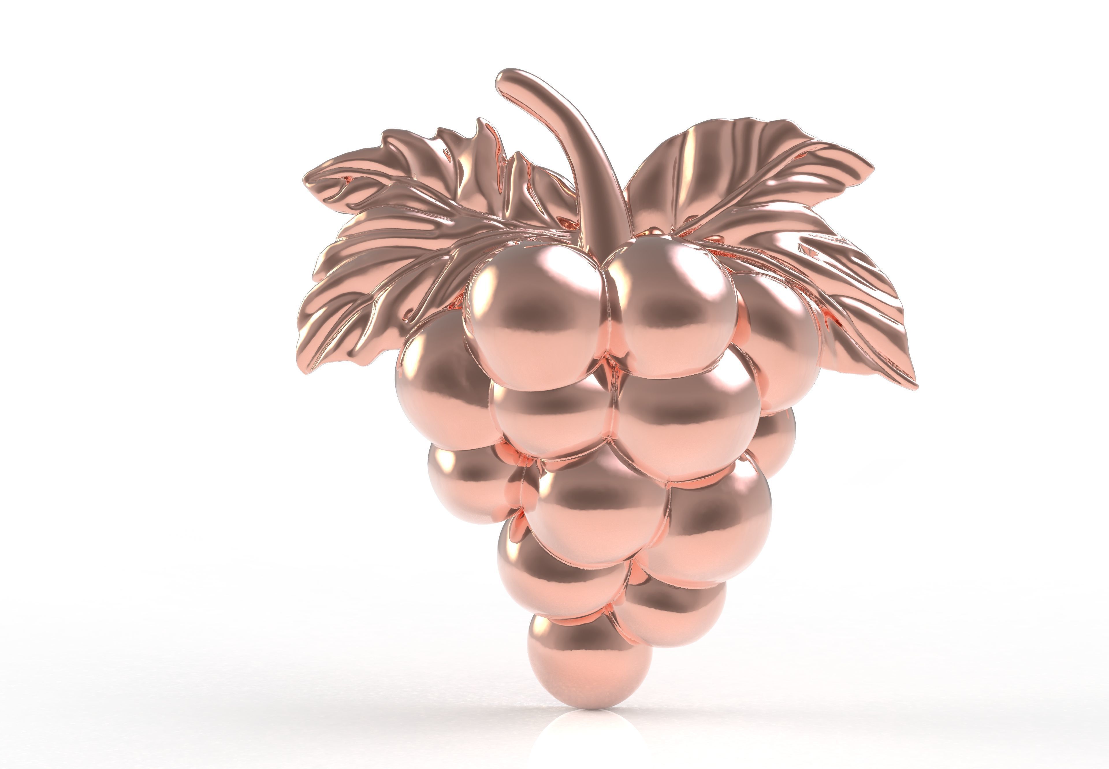 Grapes Half 3d Model 3D print model_10