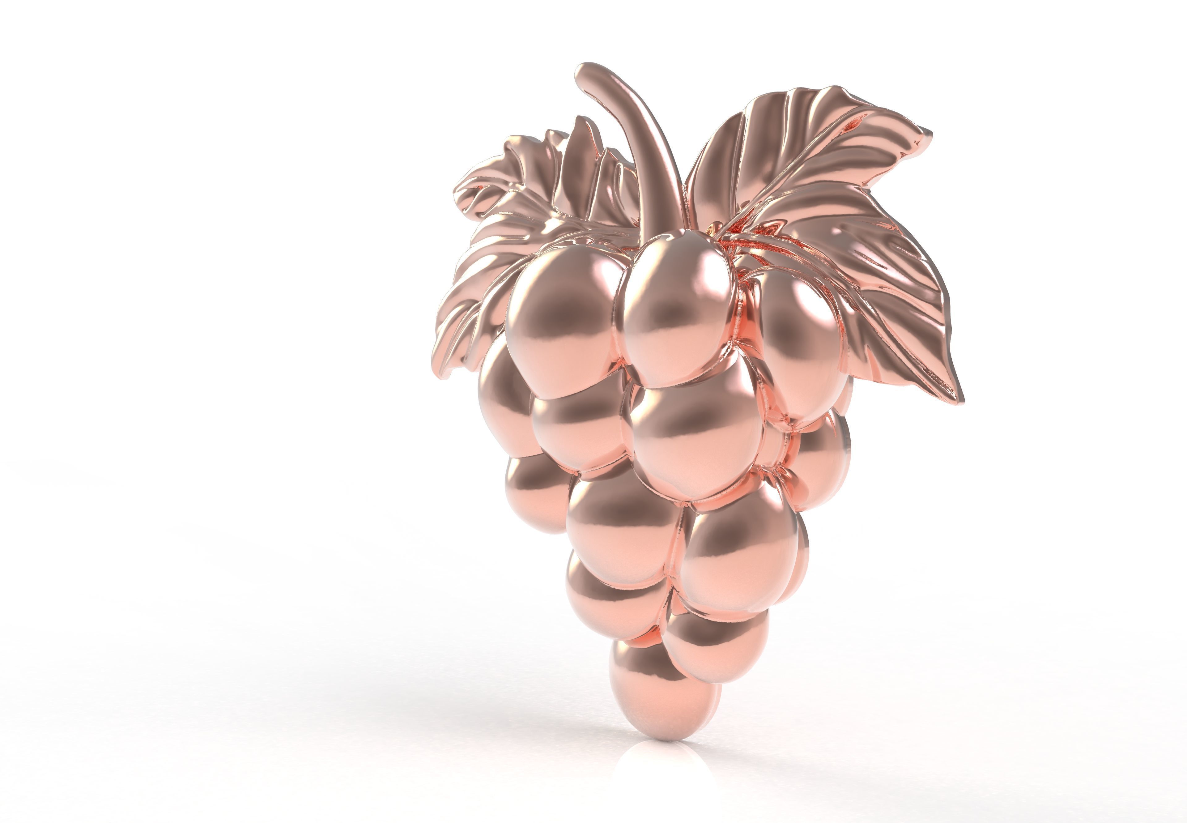 Grapes Half 3d Model 3D print model_12