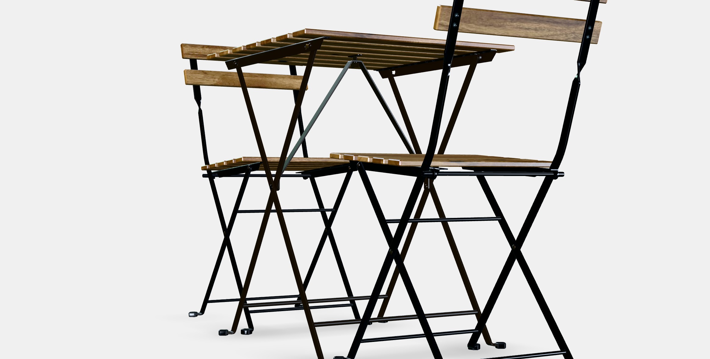 TARNO table2 chairs-outside Low-poly 3D model_3