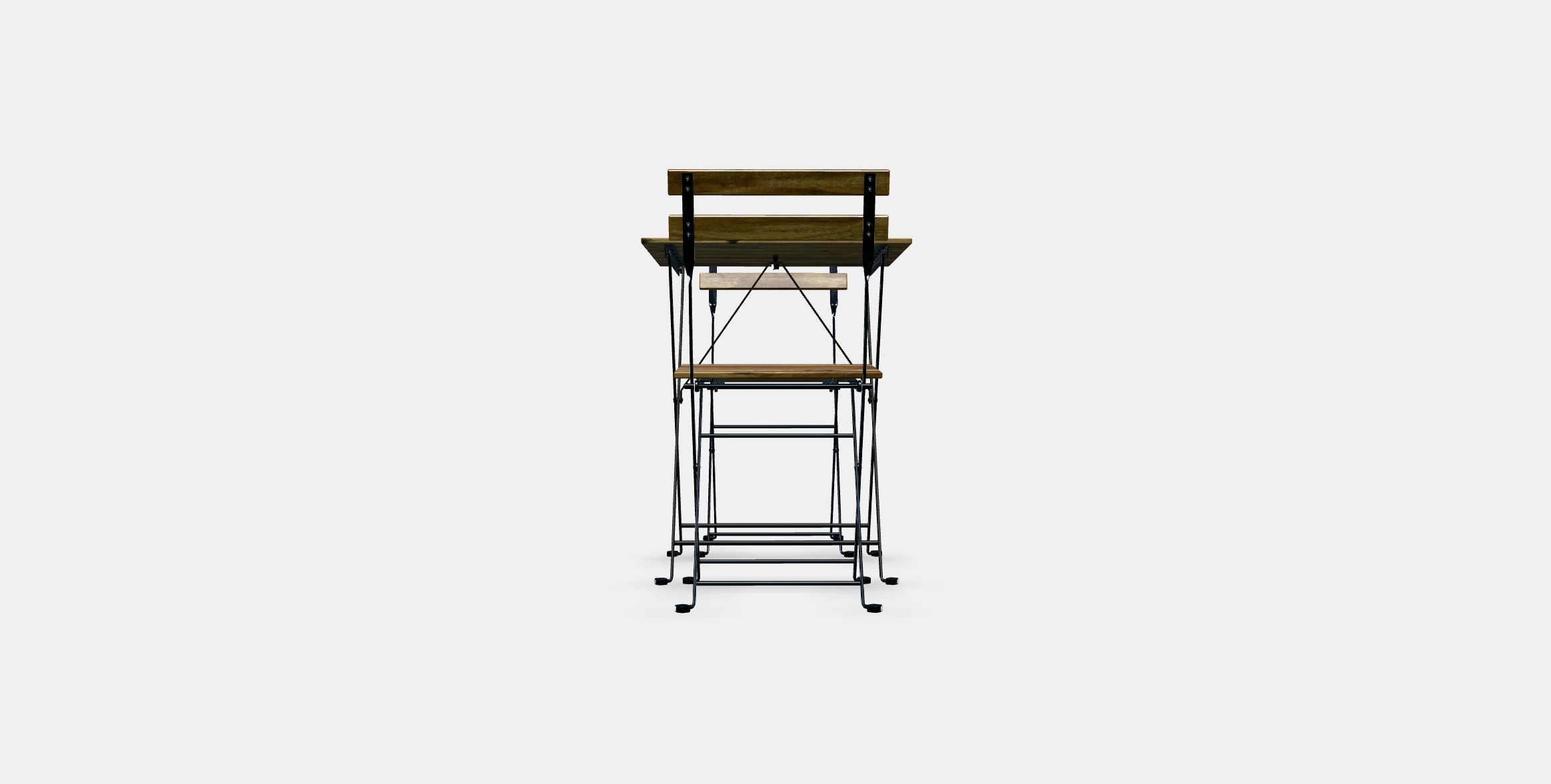 TARNO table2 chairs-outside Low-poly 3D model_9