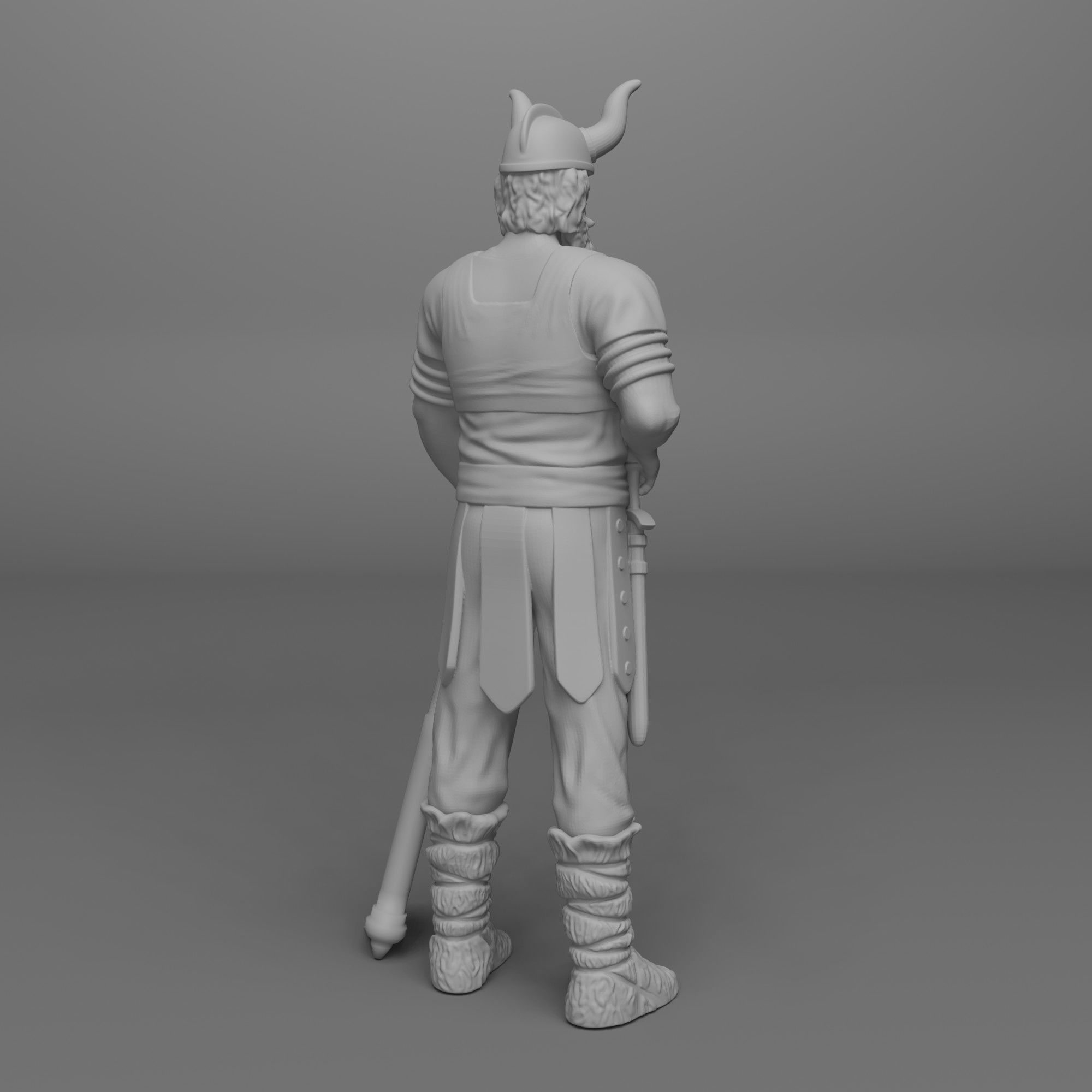 Viking Figurine 3D print model_2