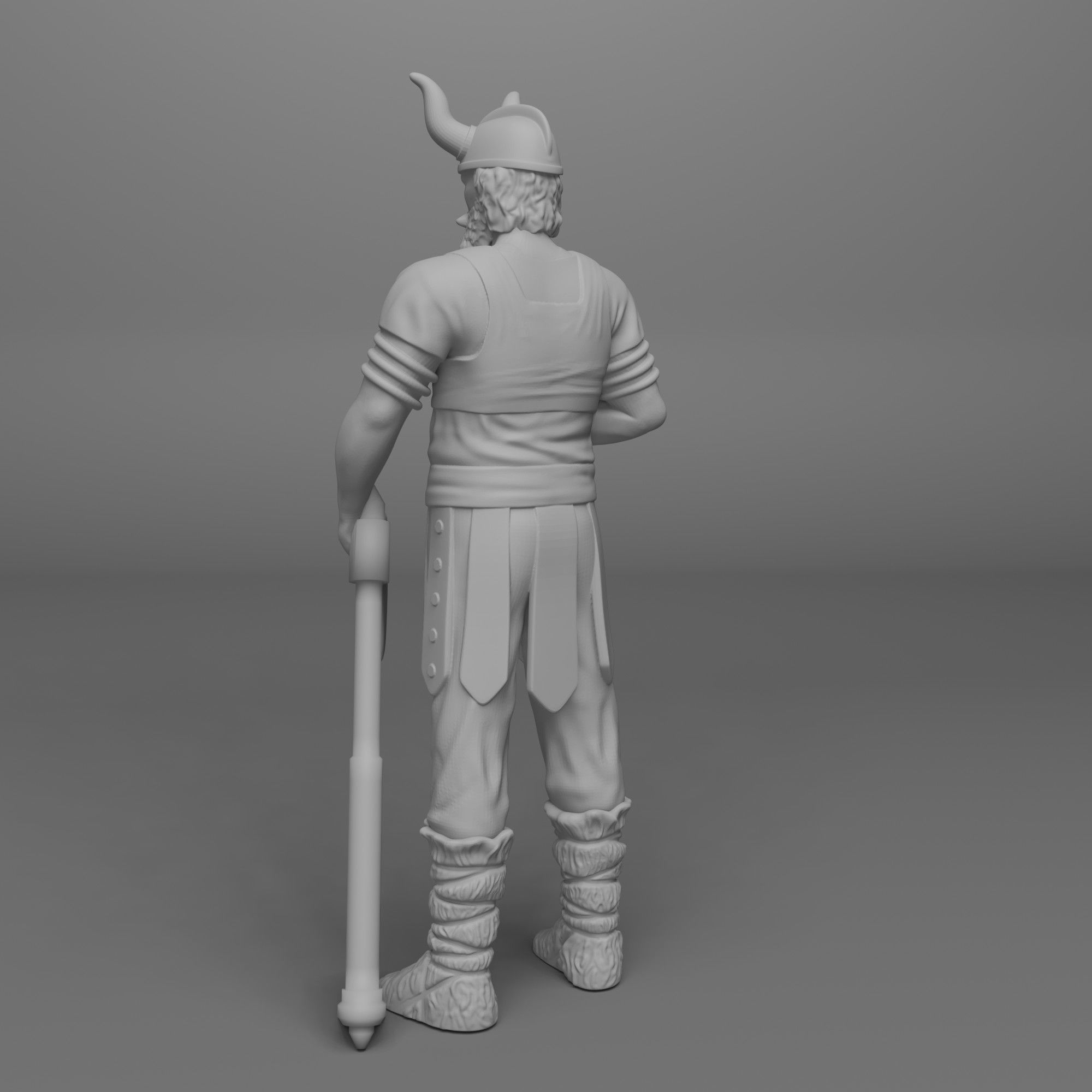 Viking Figurine 3D print model_3