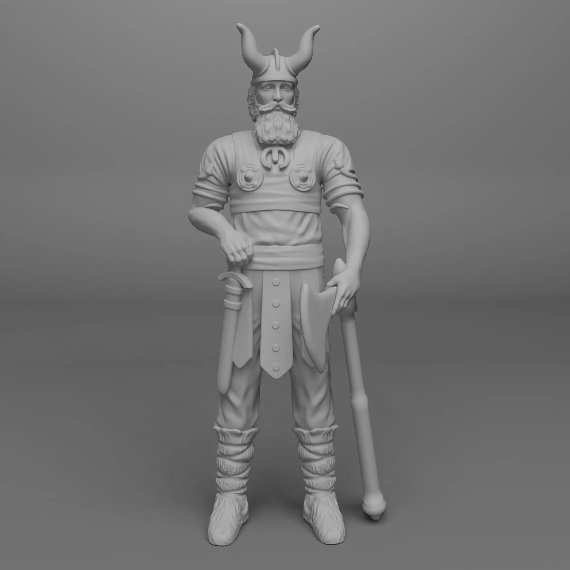 Viking Figurine 3D print model_0