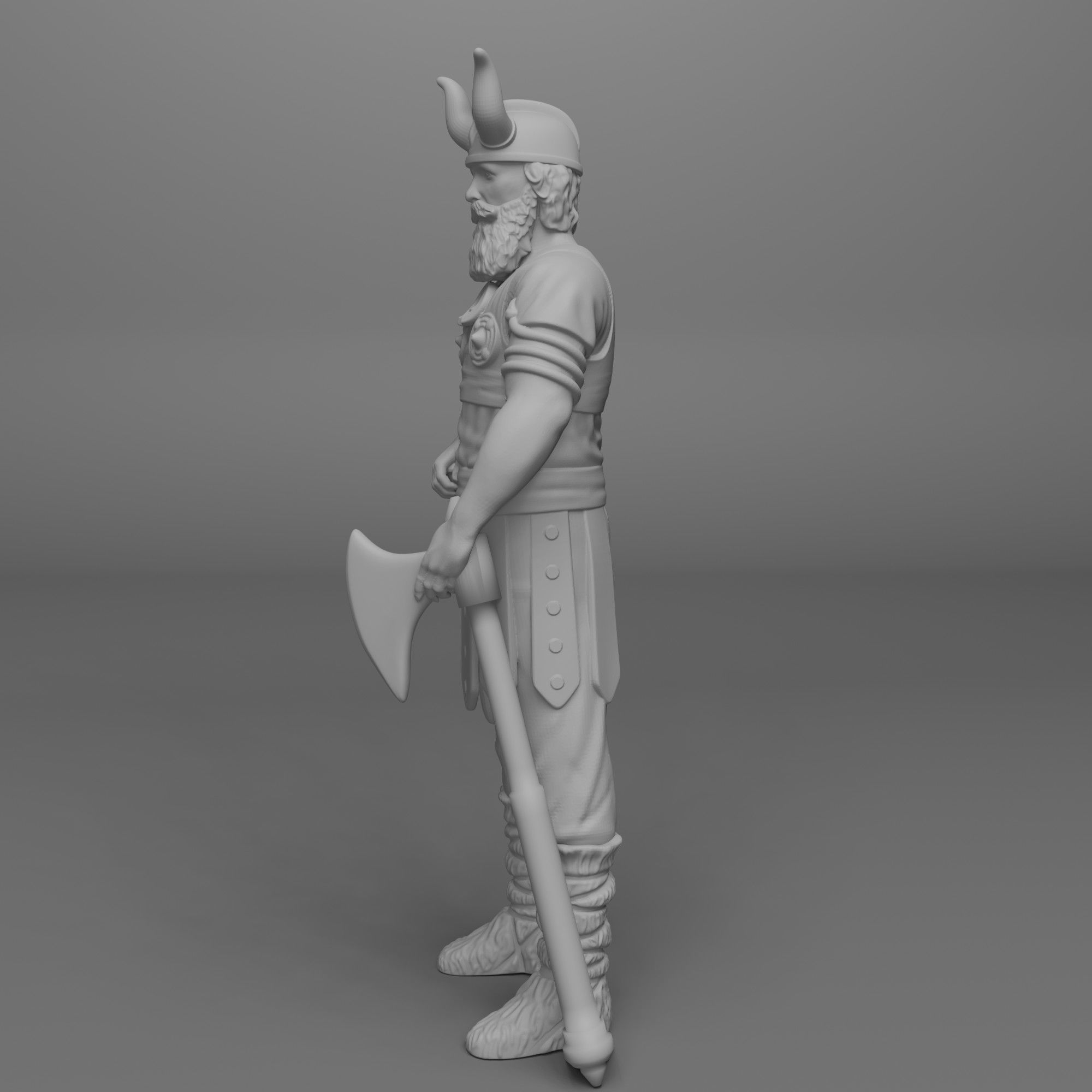 Viking Figurine 3D print model_4