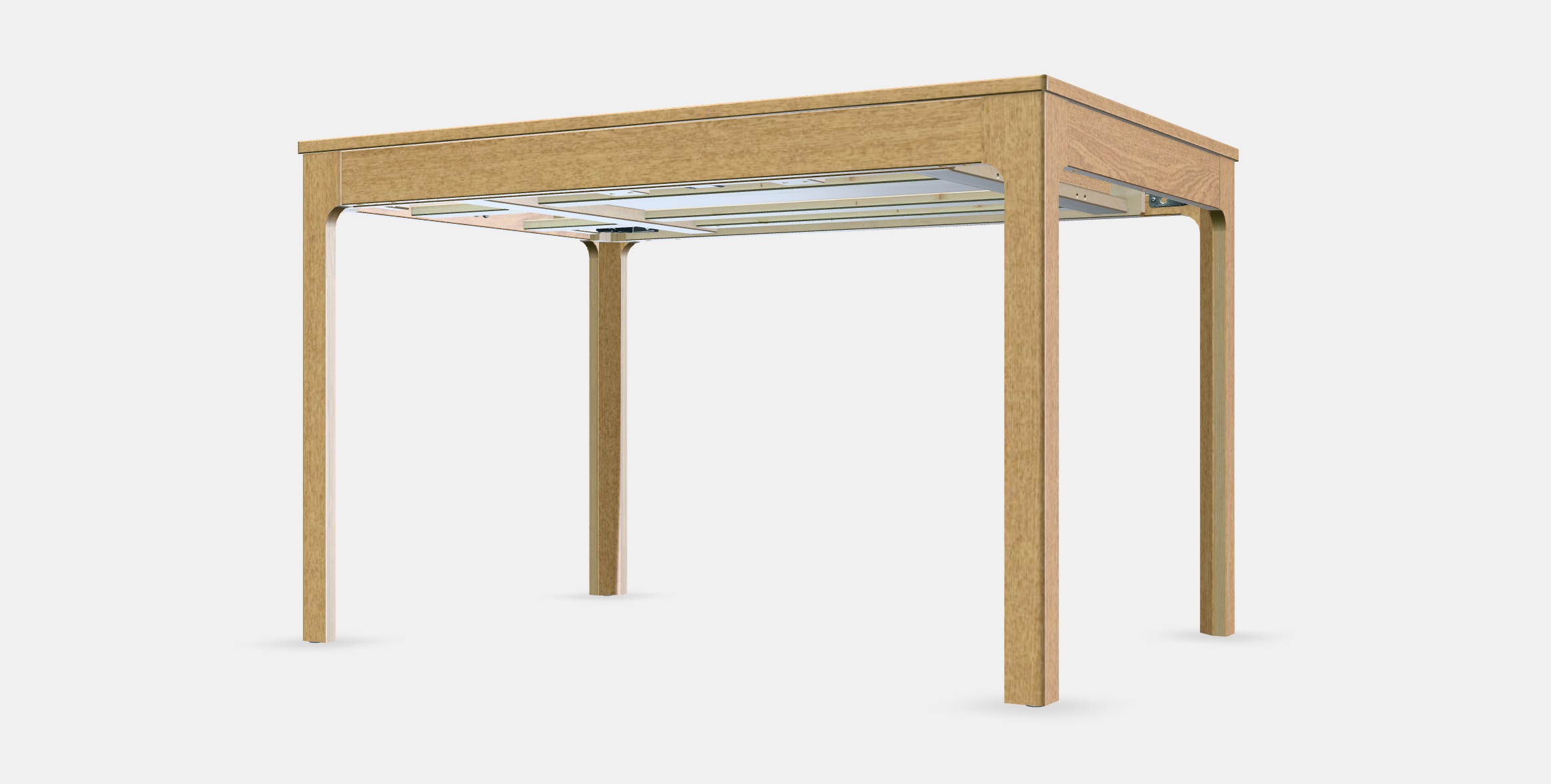 EKEDALEN extendable table 1 Low-poly 3D model_13