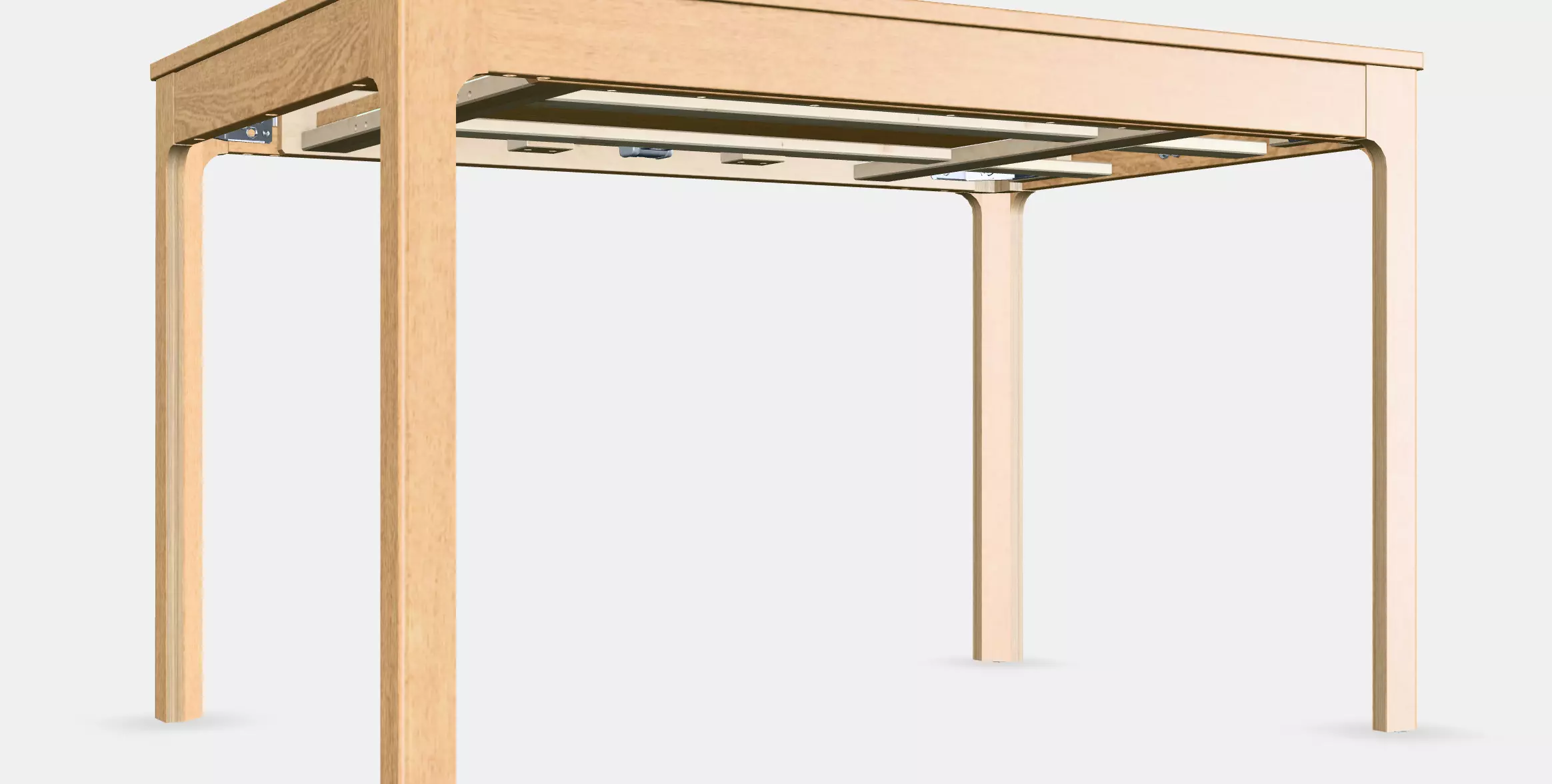 EKEDALEN extendable table 1 Low-poly 3D model_0