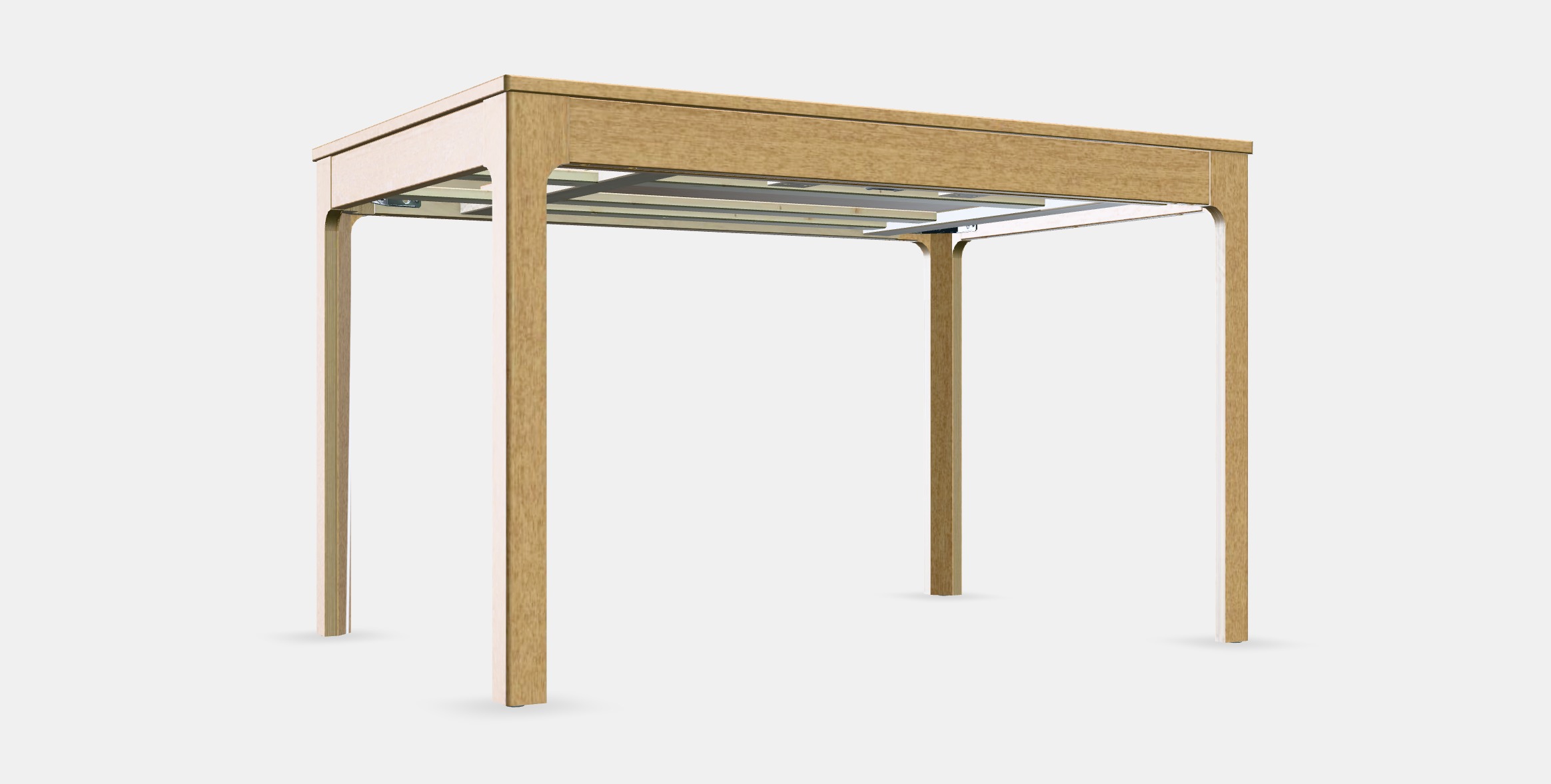 EKEDALEN extendable table 1 Low-poly 3D model_8