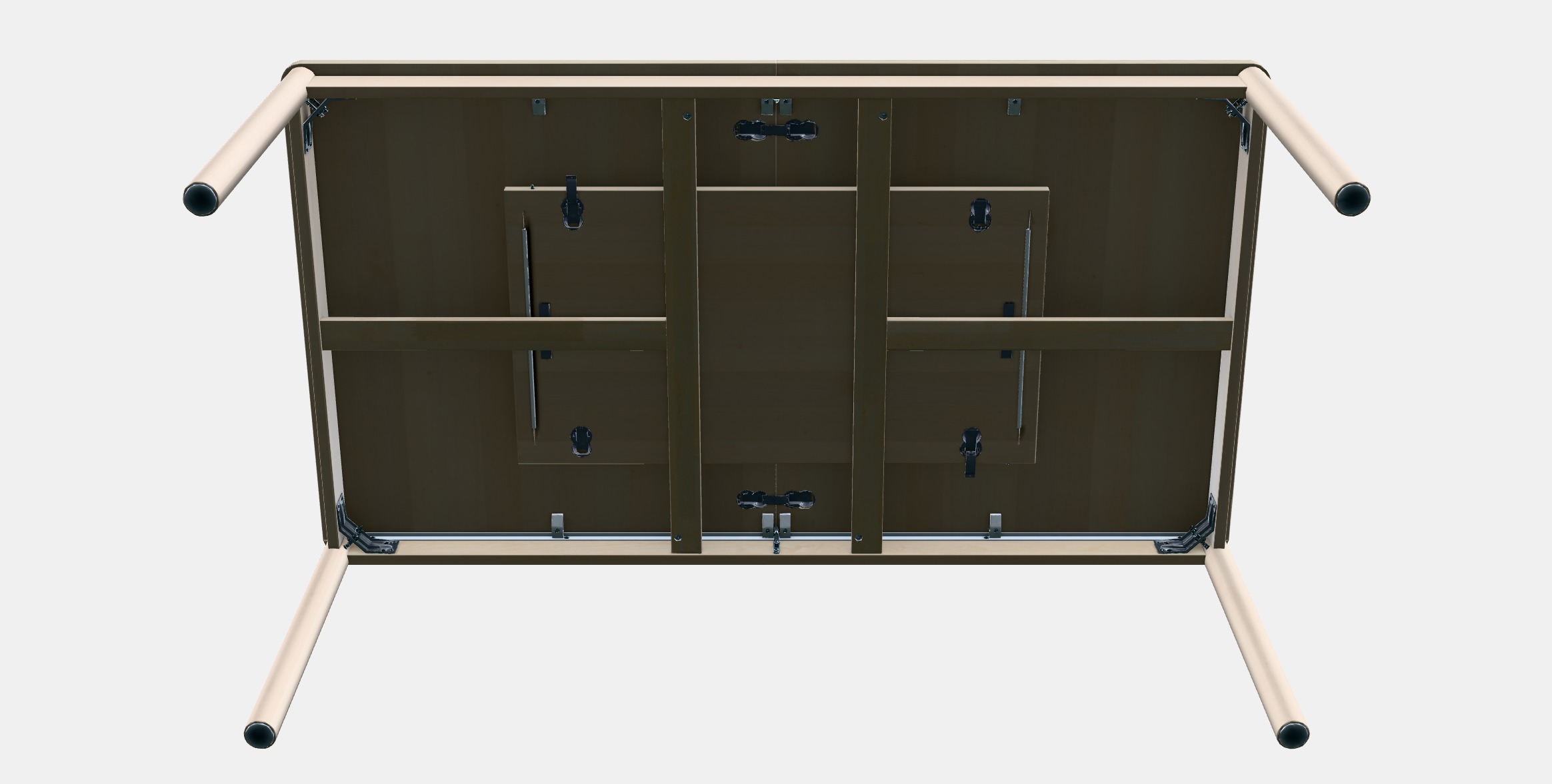 RONNINGE extendable table Low-poly 3D model_8