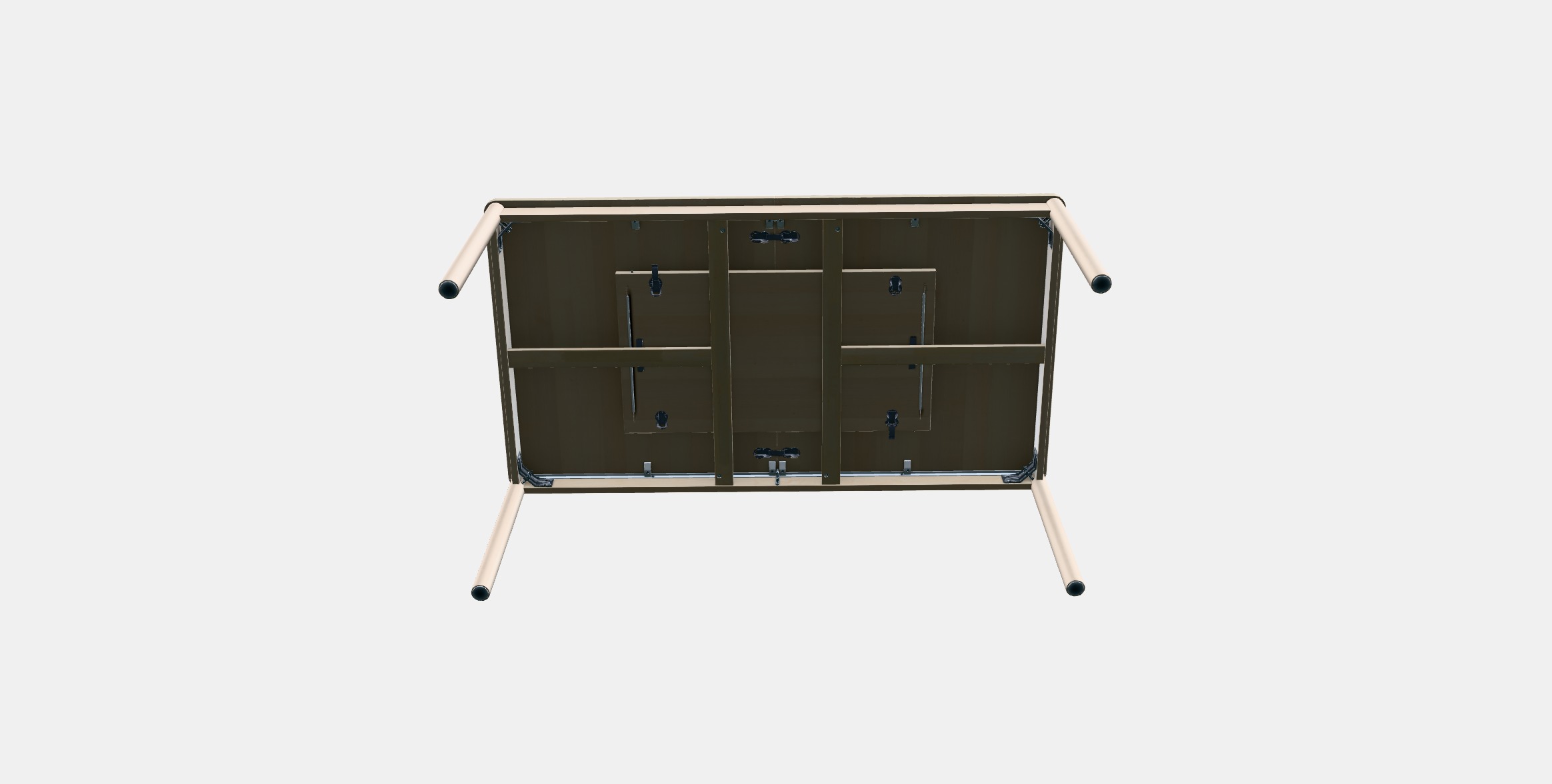RONNINGE extendable table Low-poly 3D model_7