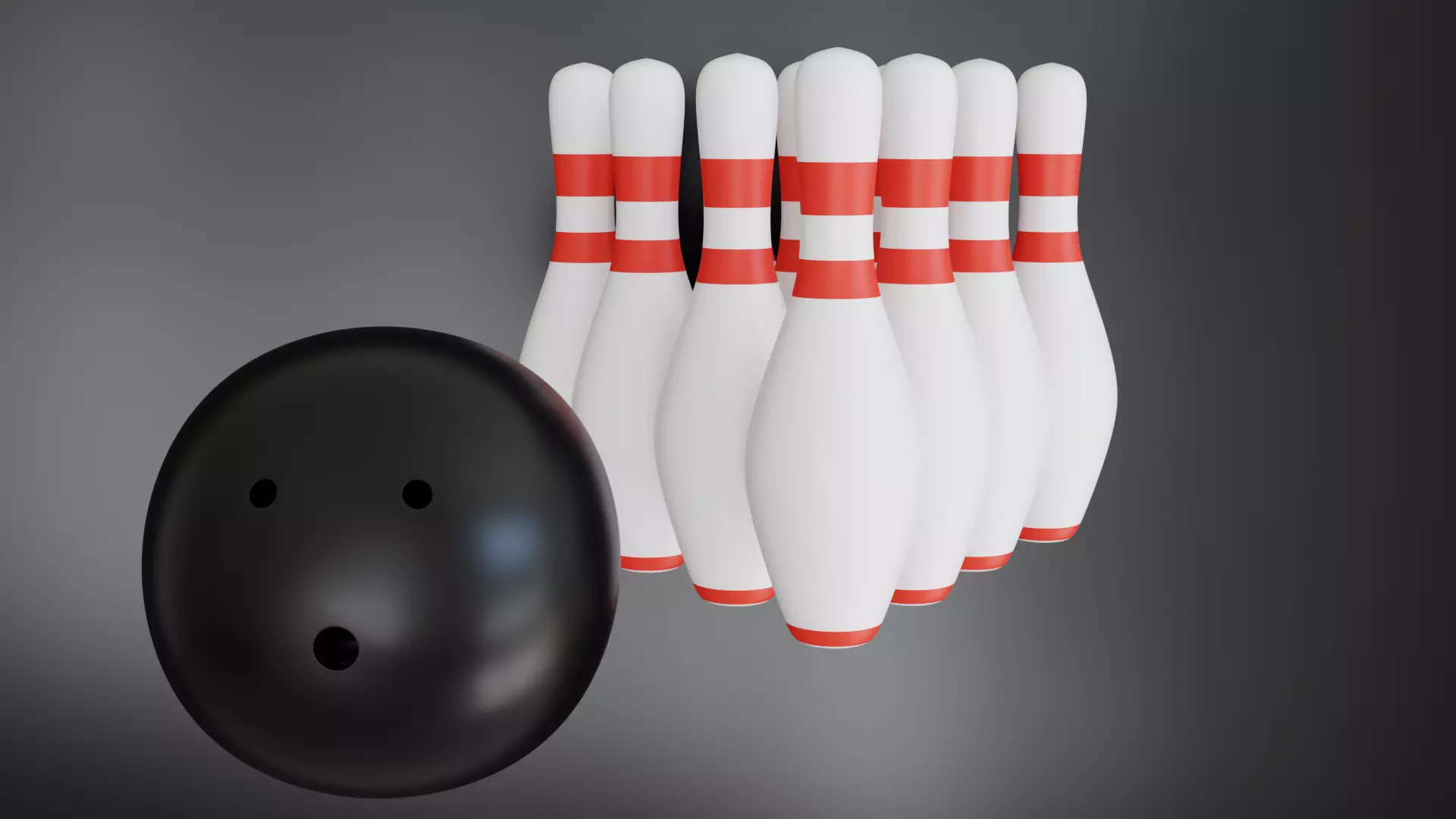 Sports Bowling Equipment Blender Free 3D model