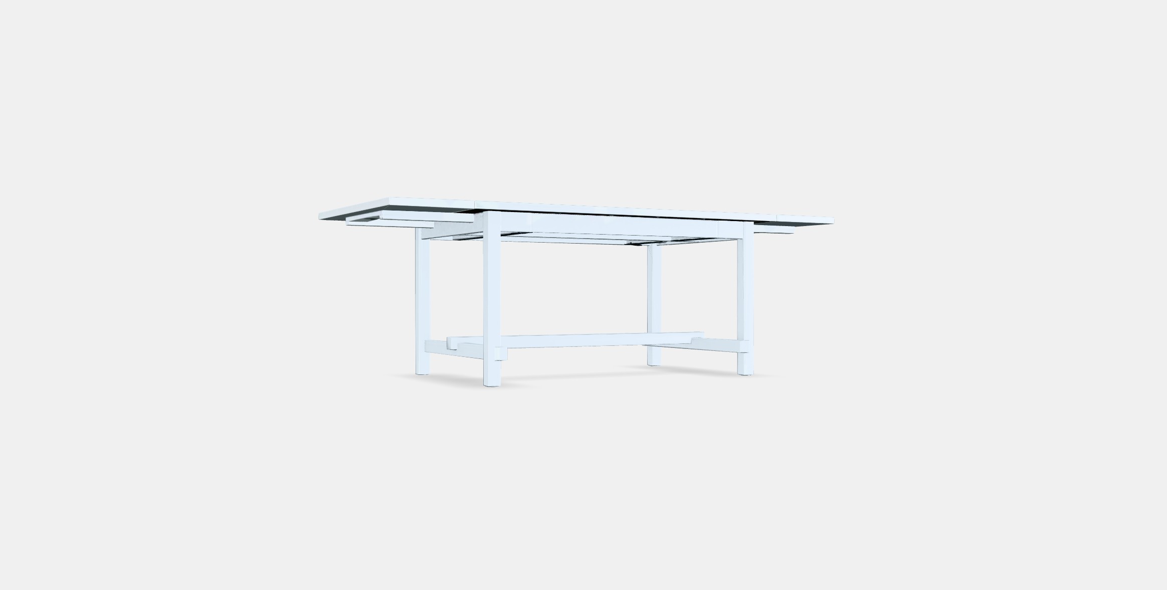 NORDVIKEN extendable table Low-poly 3D model_16