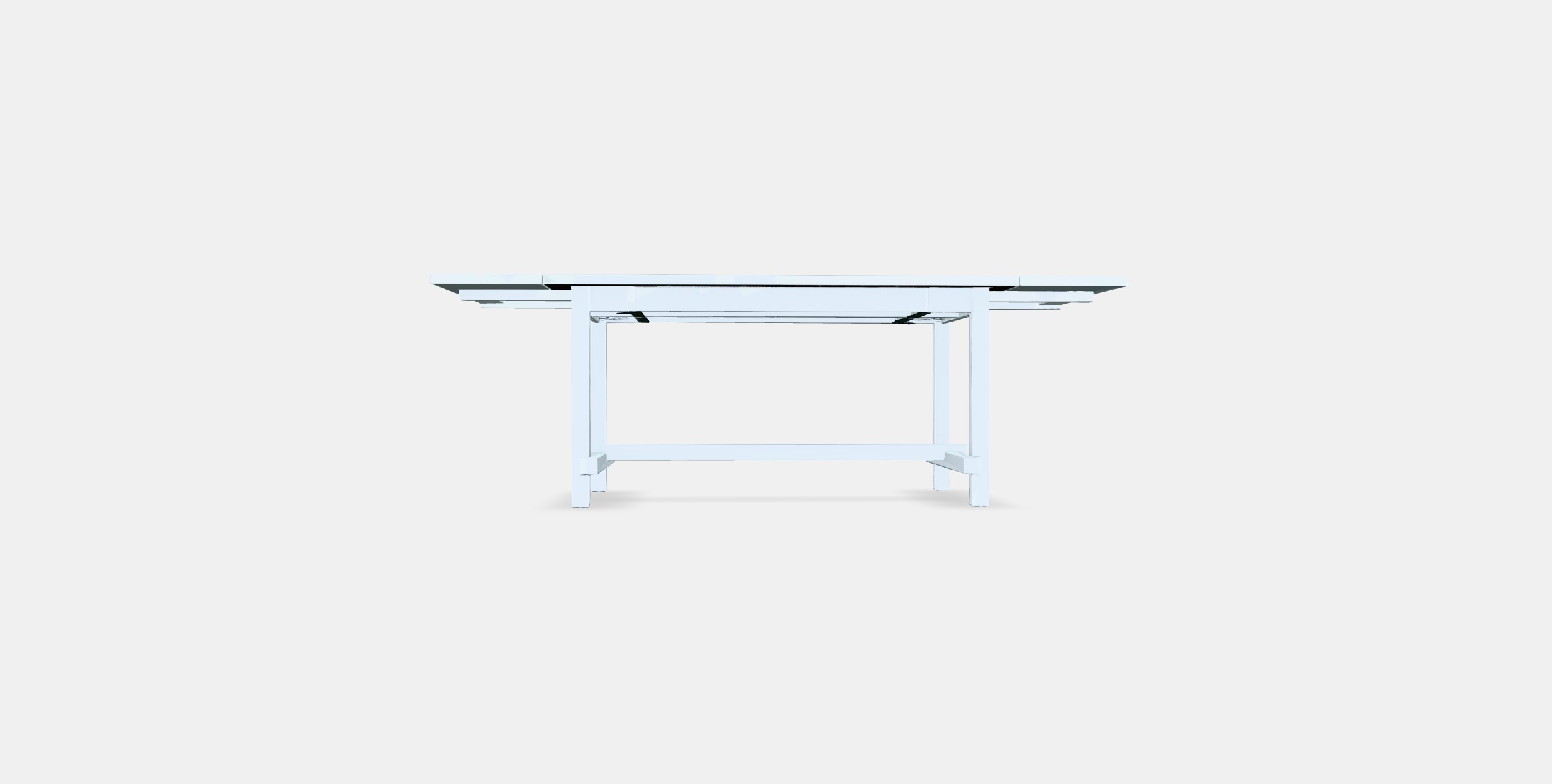 NORDVIKEN extendable table Low-poly 3D model_14